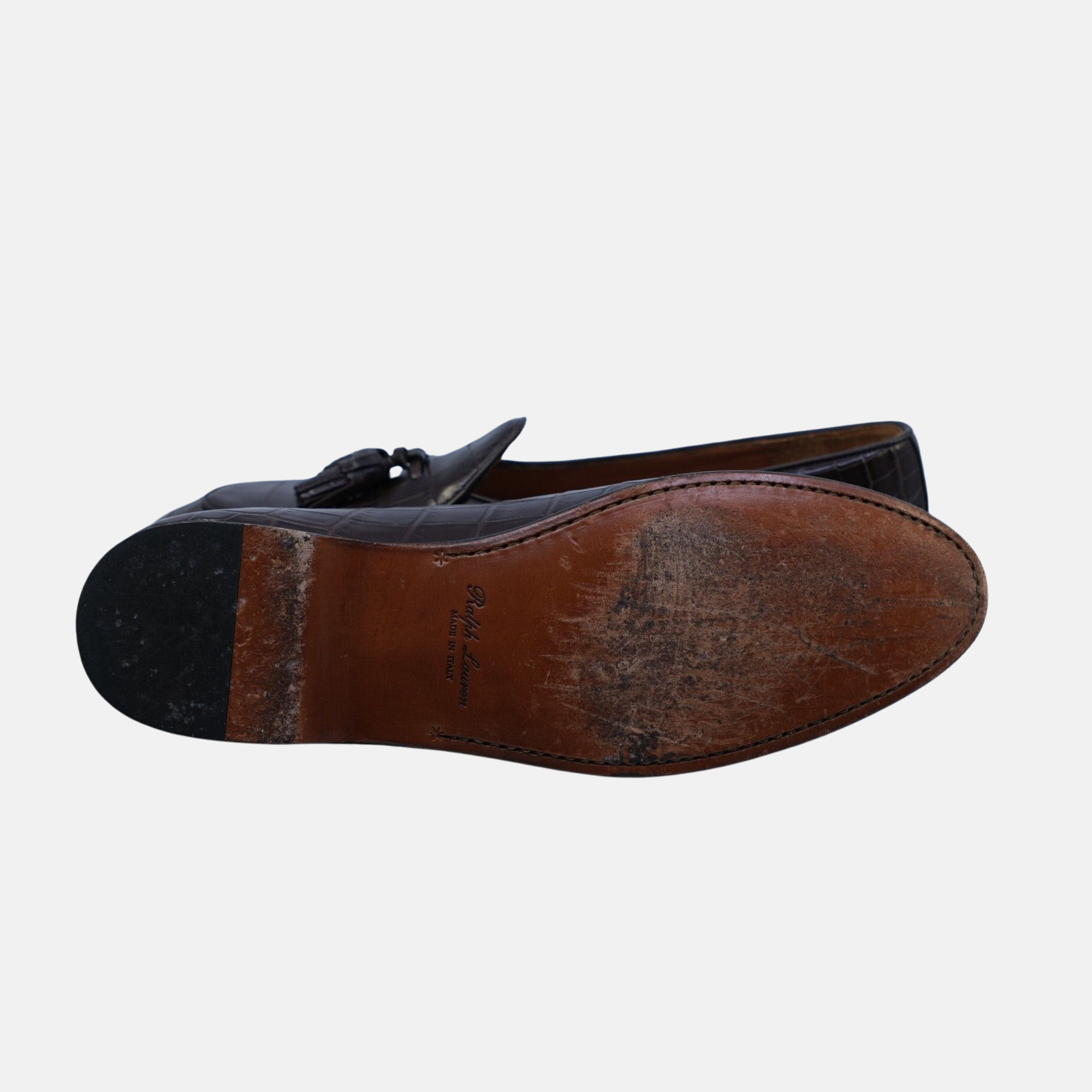 Dark Brown Alligator Loafers