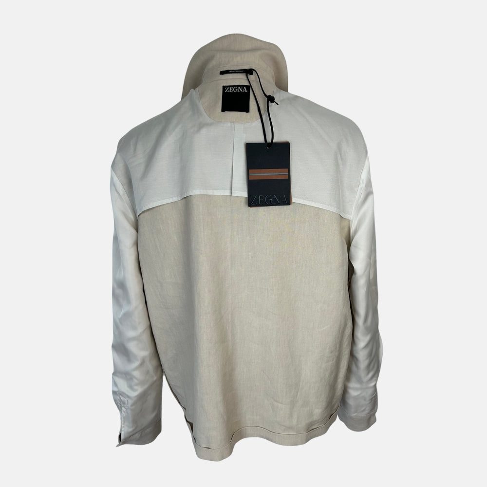 Ecru Jacket made of Linen (EU 50)