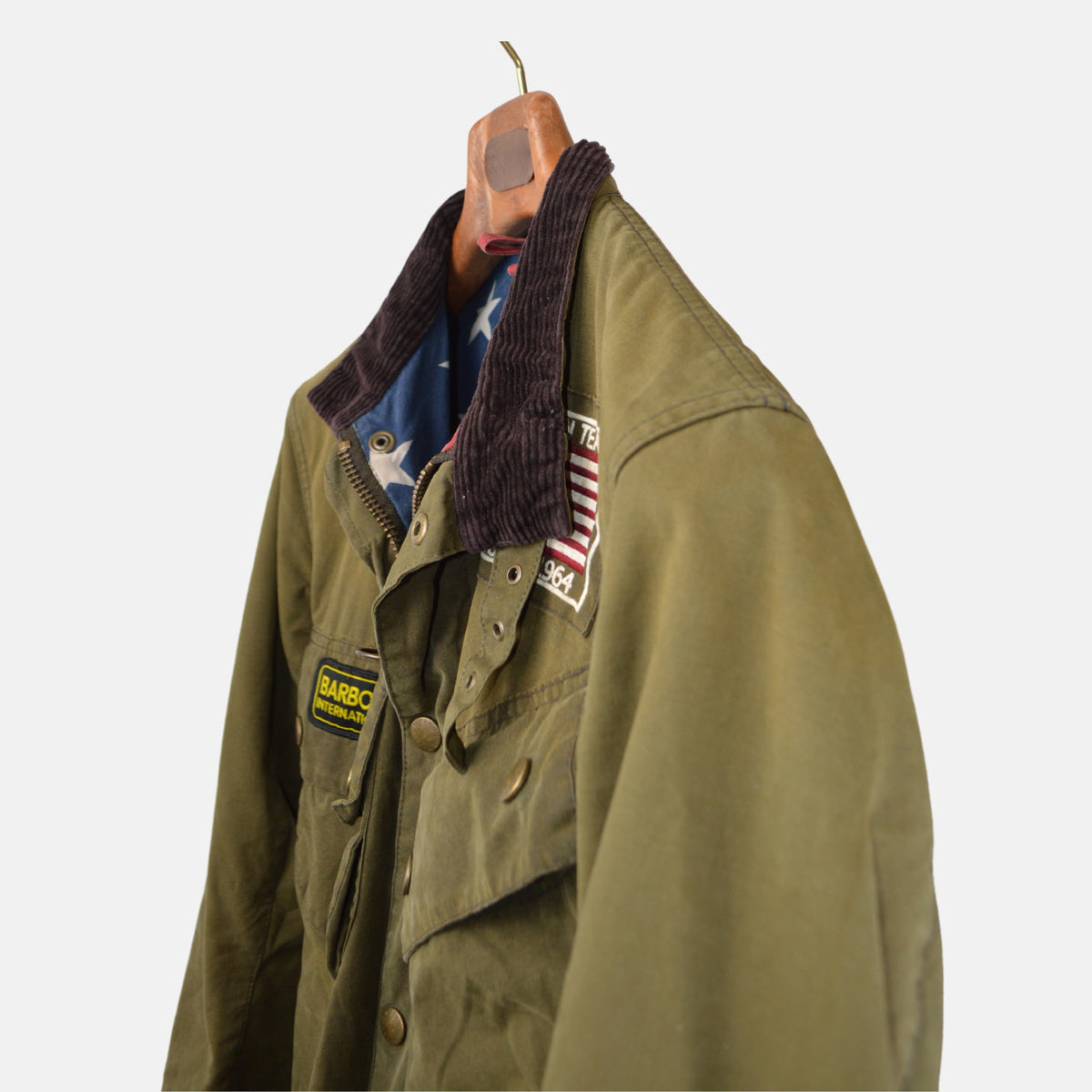 Military Parker made of 100% Waxed Cotton (EU 48)
