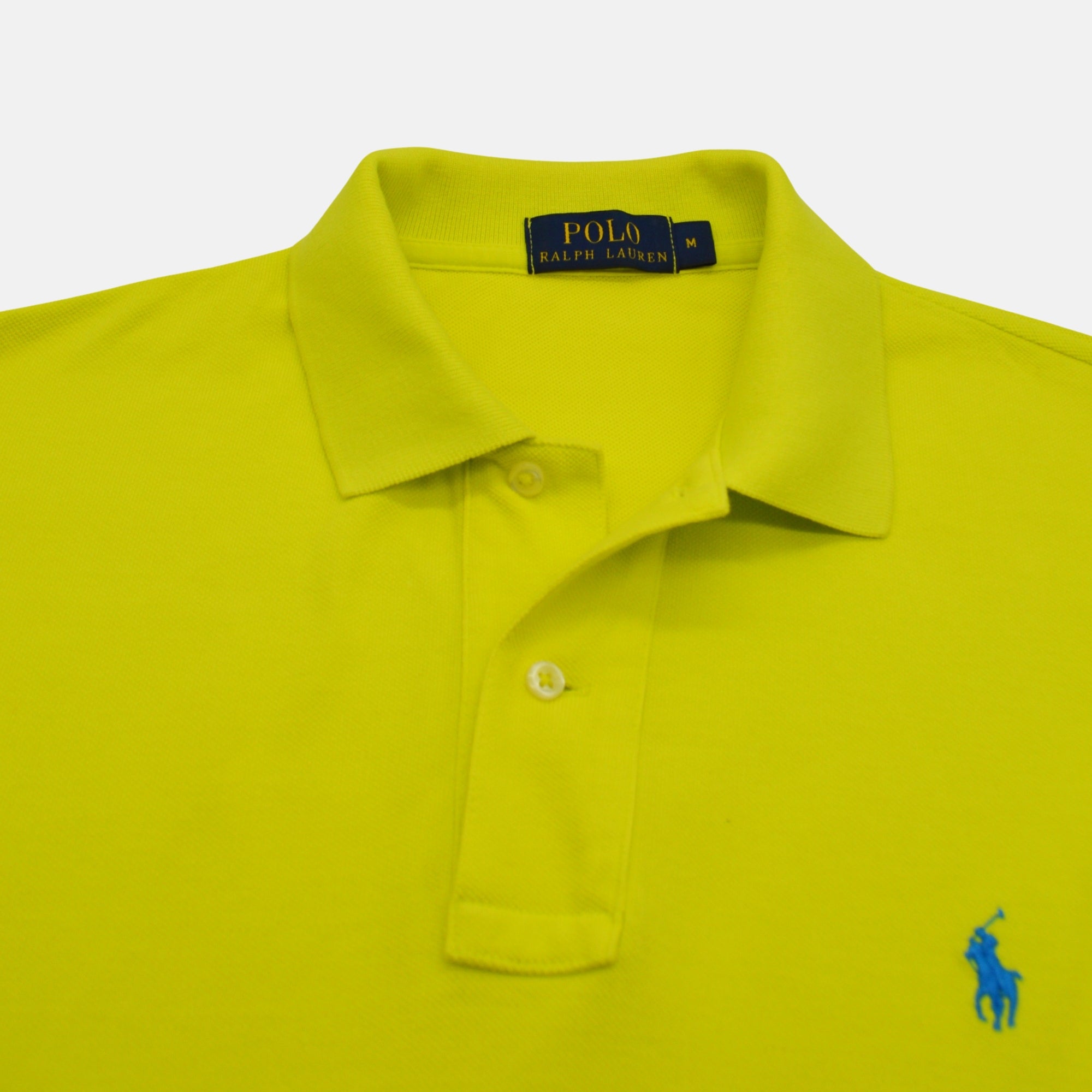 Neon Yellow Poloshirt made of Cotton (M)