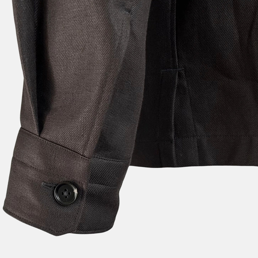 Brown Overshirt made of Linen (XL)