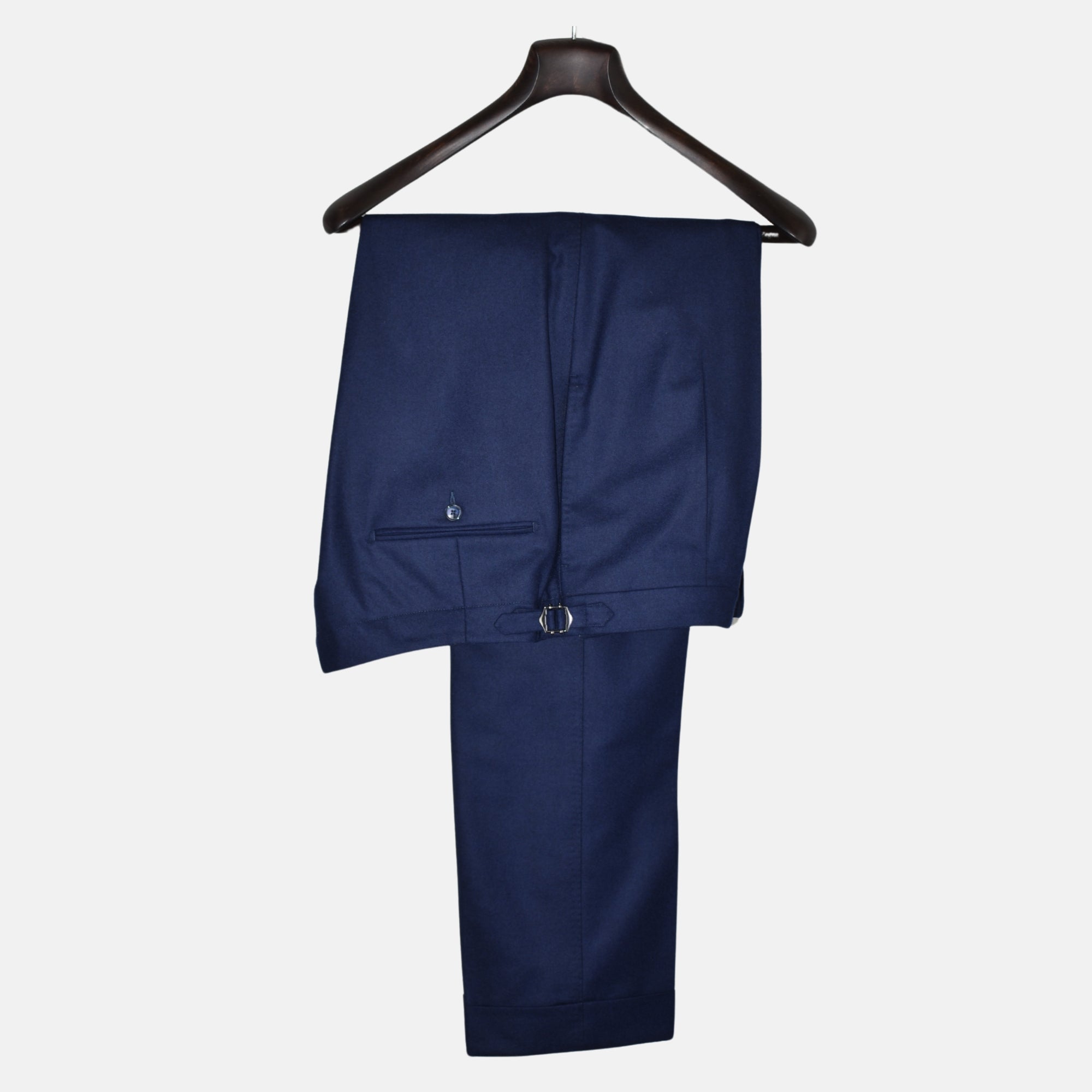 Navy Double Breasted Suit made of Wool (EU 52L)
