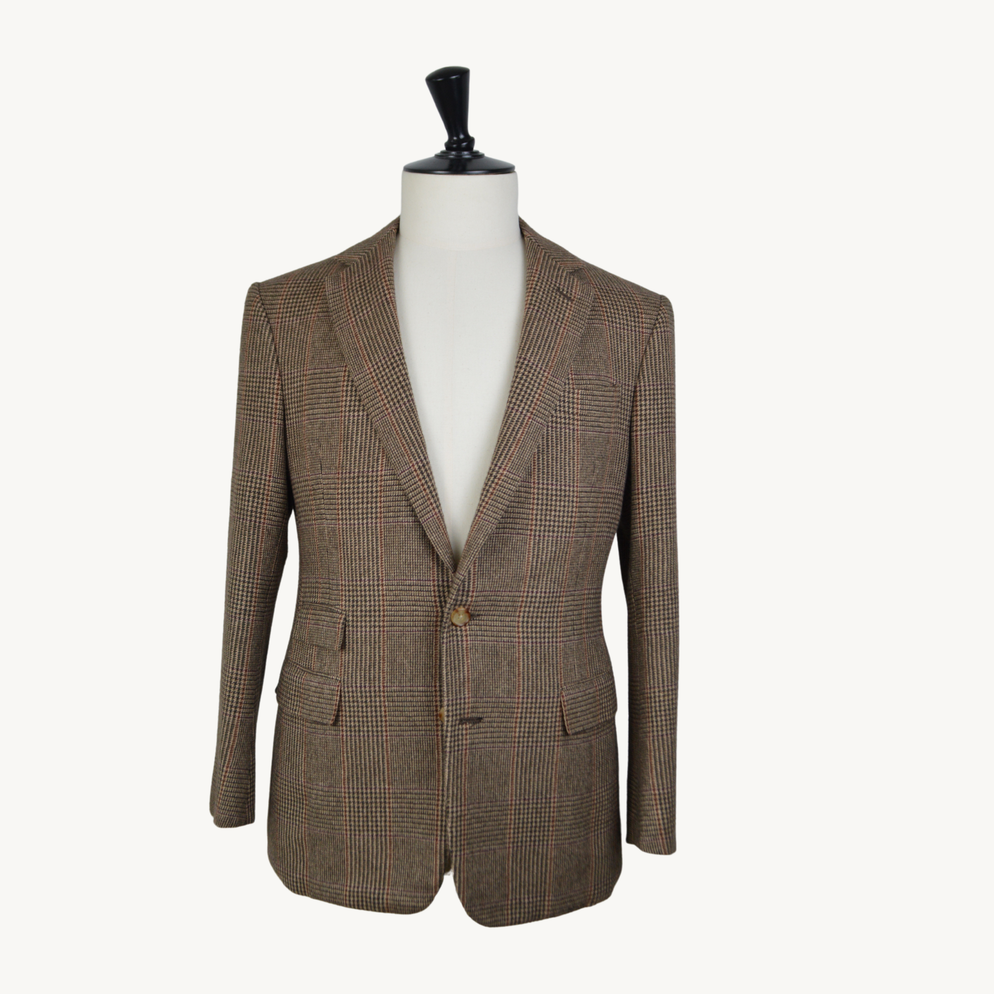 Checked Blazer made of Camel Hair