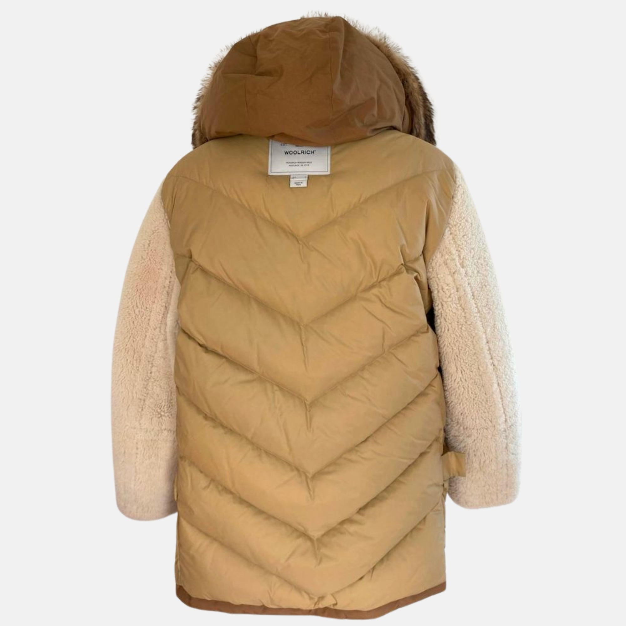 Alaskan Brown Parka made of Sheepskin/Cotton (EU L)