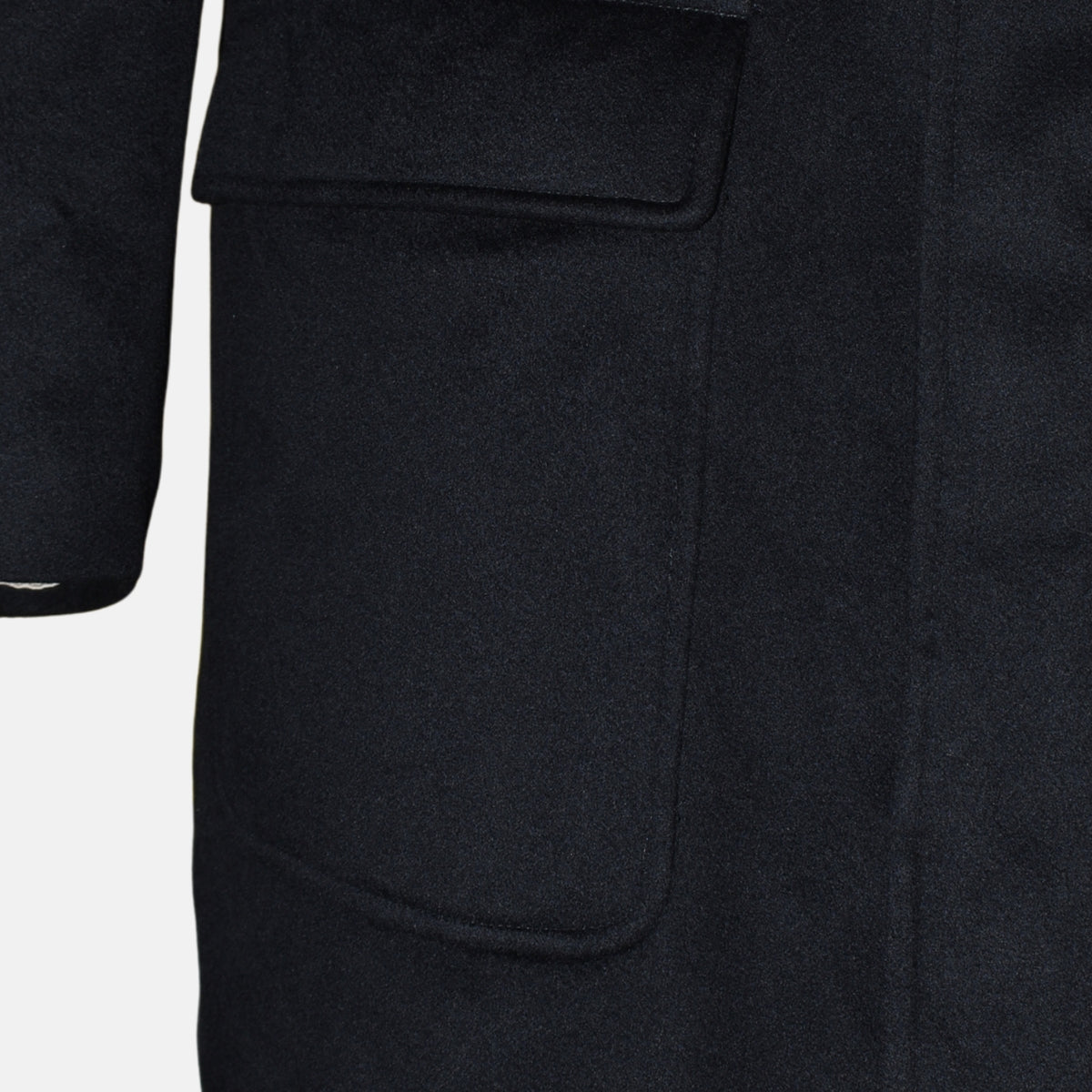 Black Beaver Lined "Storm System" Parka made of Cashmere (L)