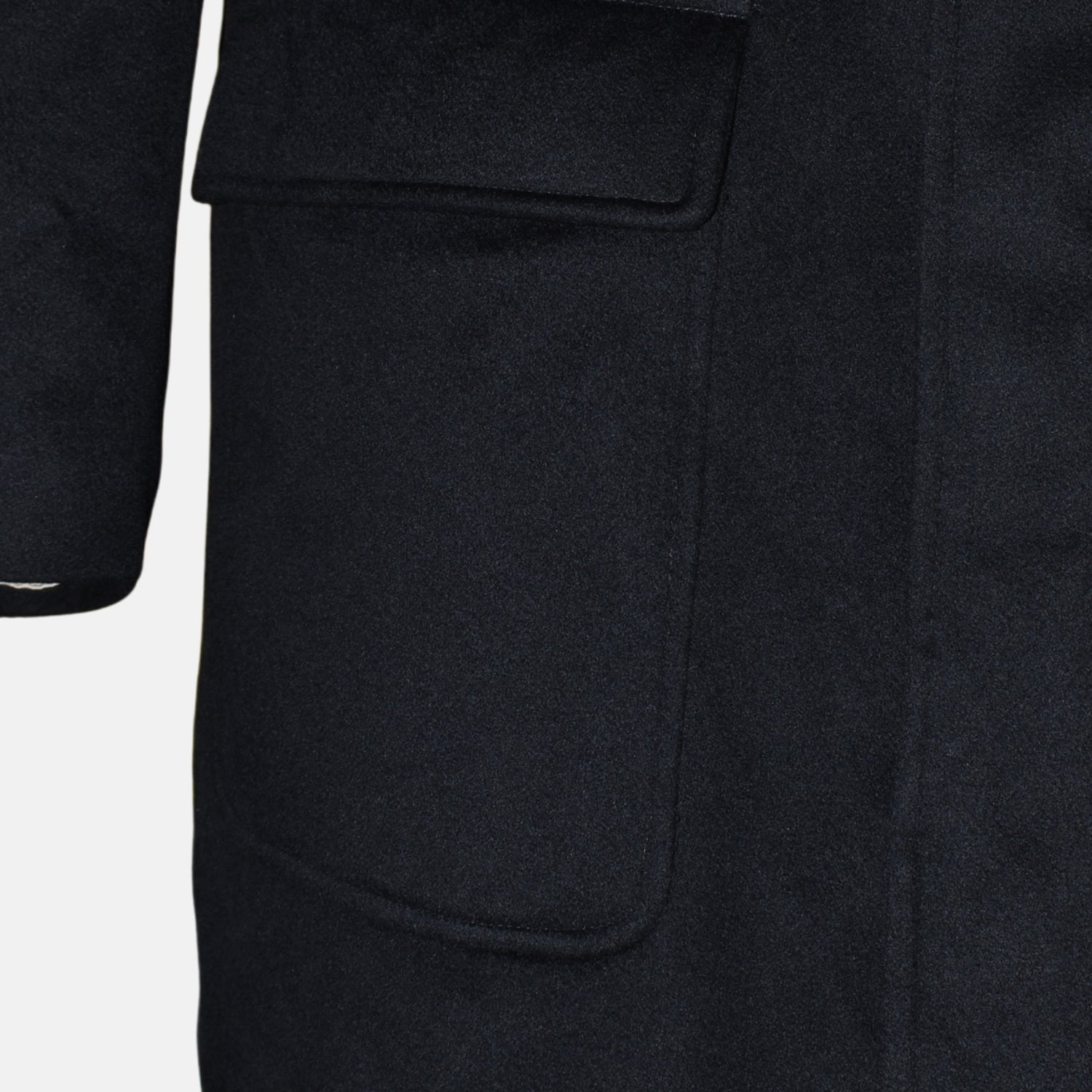 Black Beaver Lined "Storm System" Parka made of Cashmere (L)