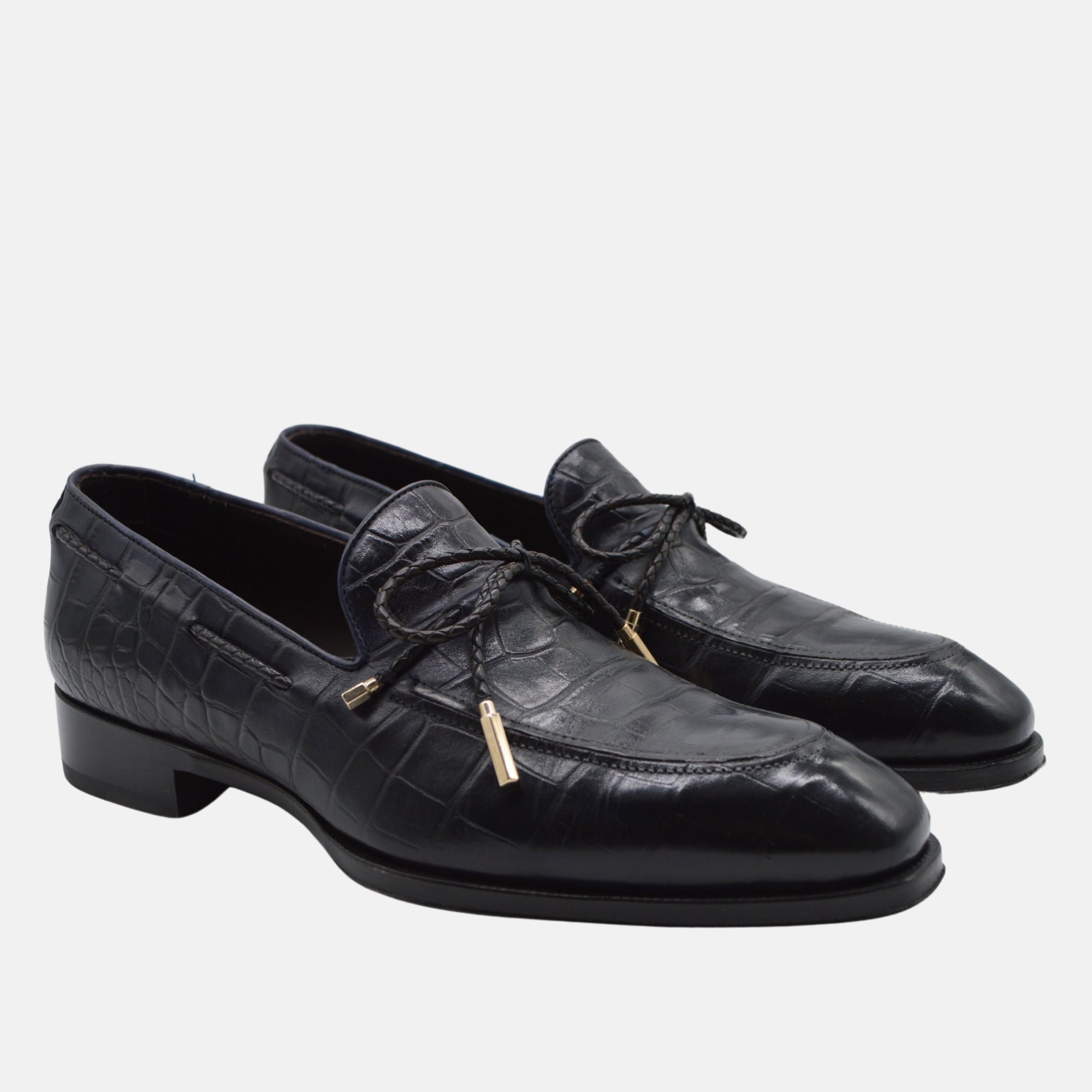 Dark Blue Loafer made of Leather (EU 39)