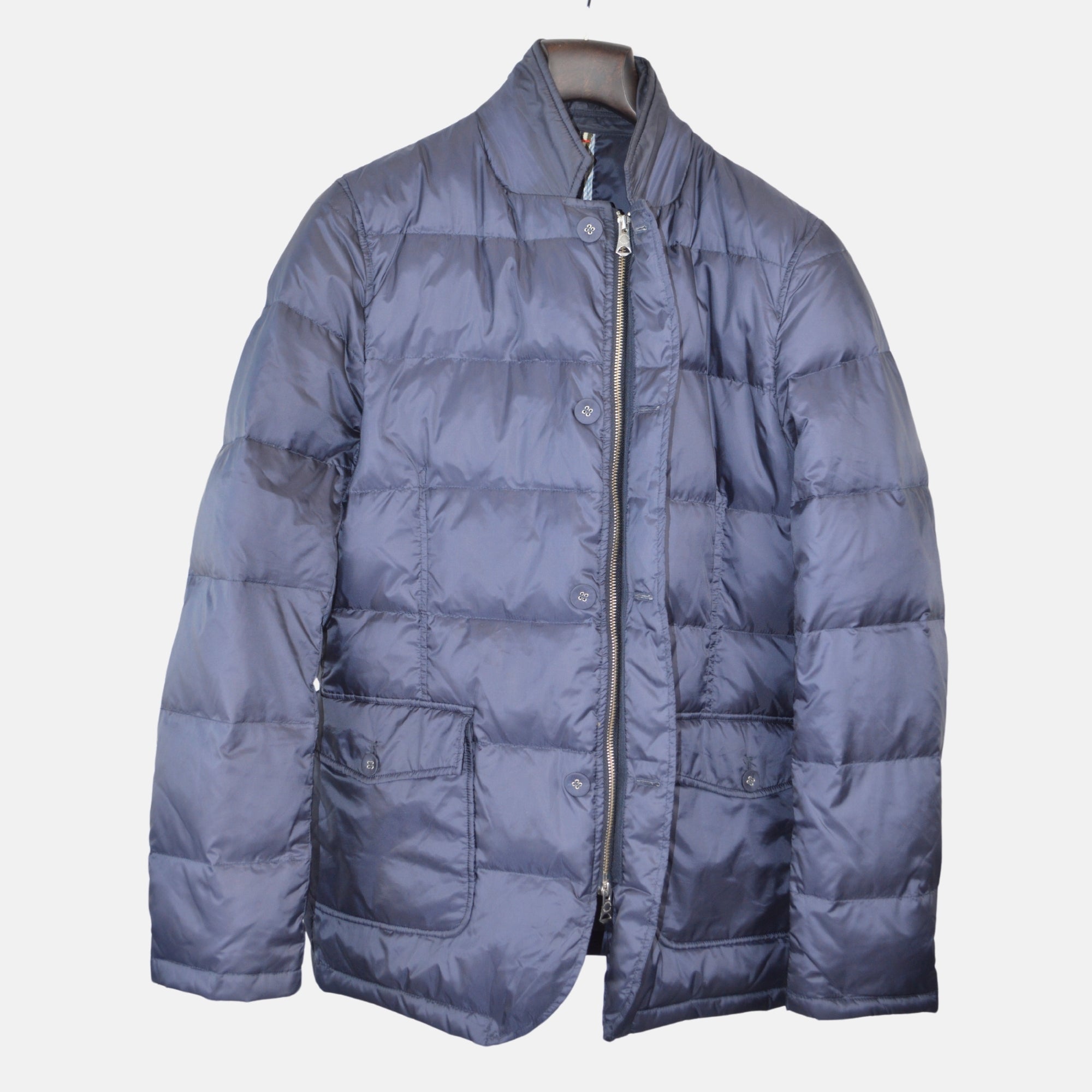 Blue Down Jacket made of Polyester (L)