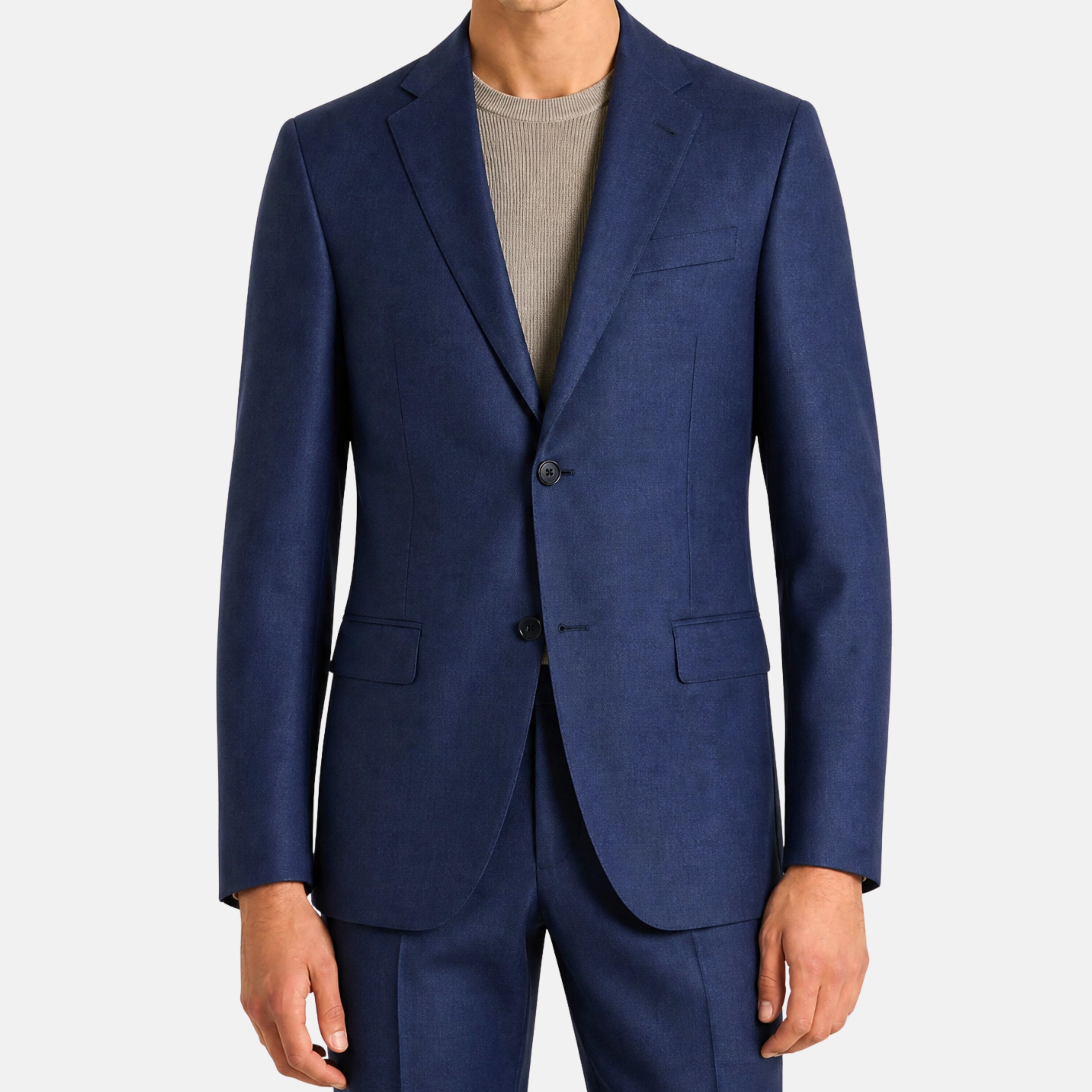 Blue Suit made of Wool (EU 46)