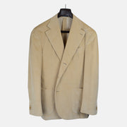 Beige Corduroy Suit made of Cotton (EU 56)