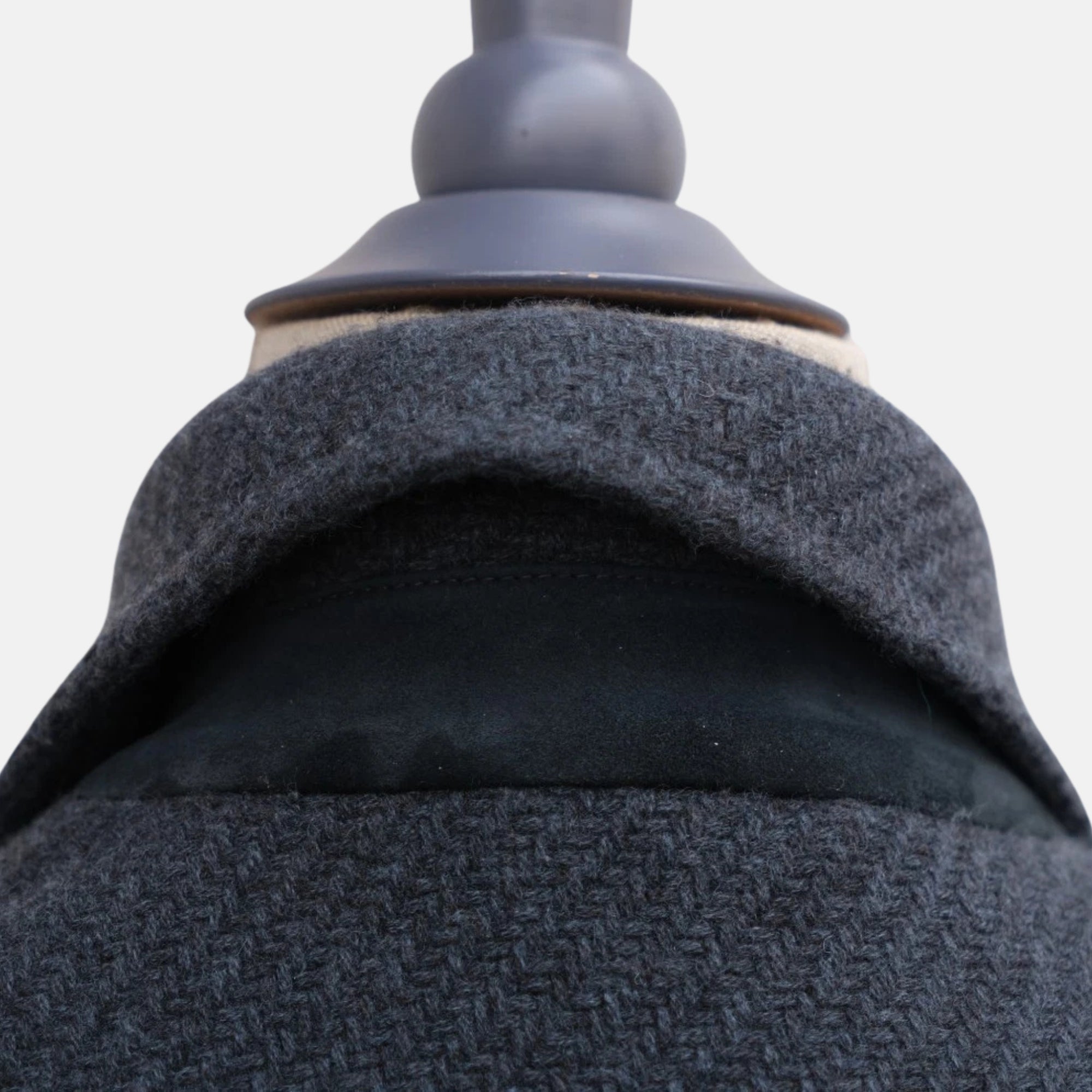 Blue Melange Coat made of Baby Cashmere (XXL)