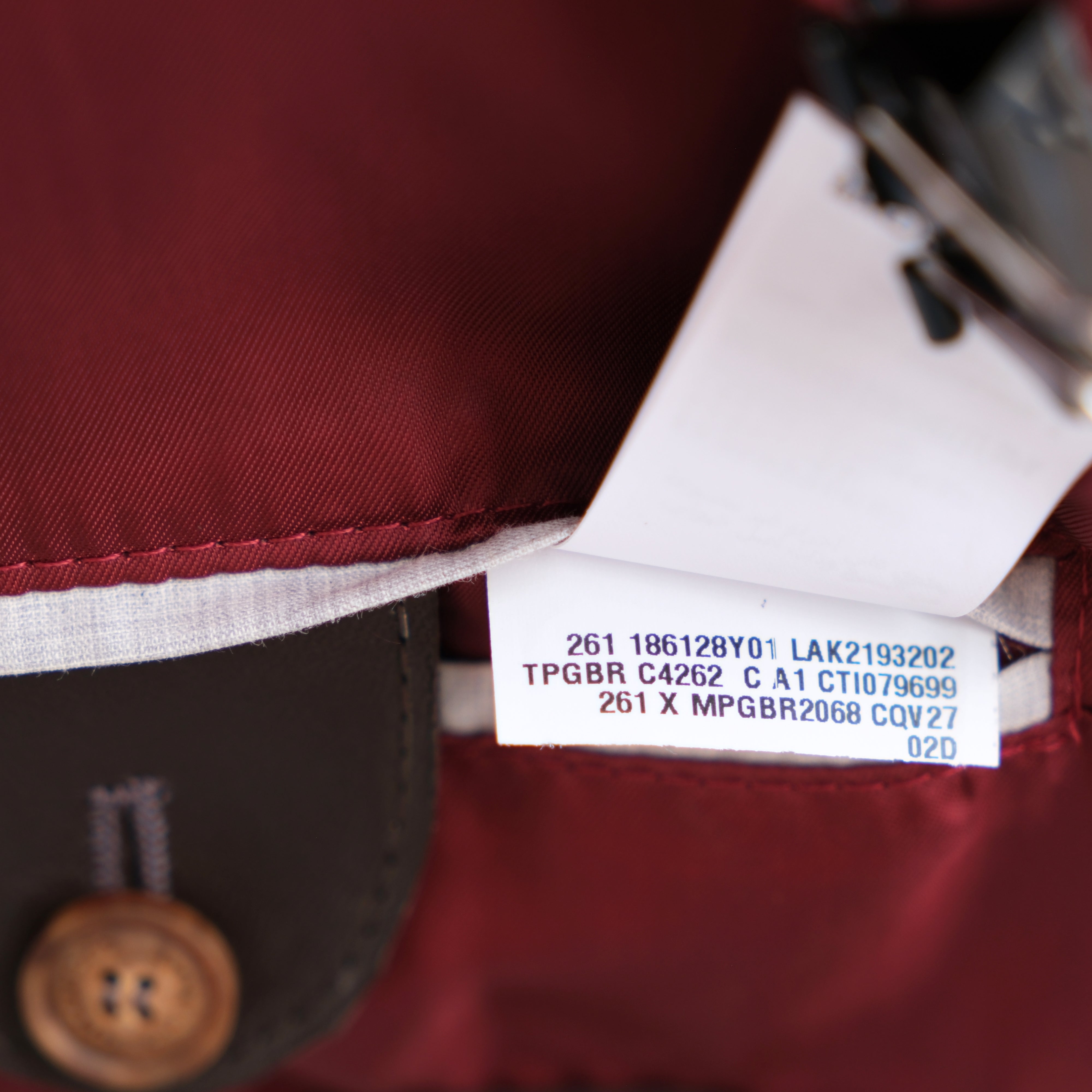 Dark Brown Cropped Leather Jacket (M)