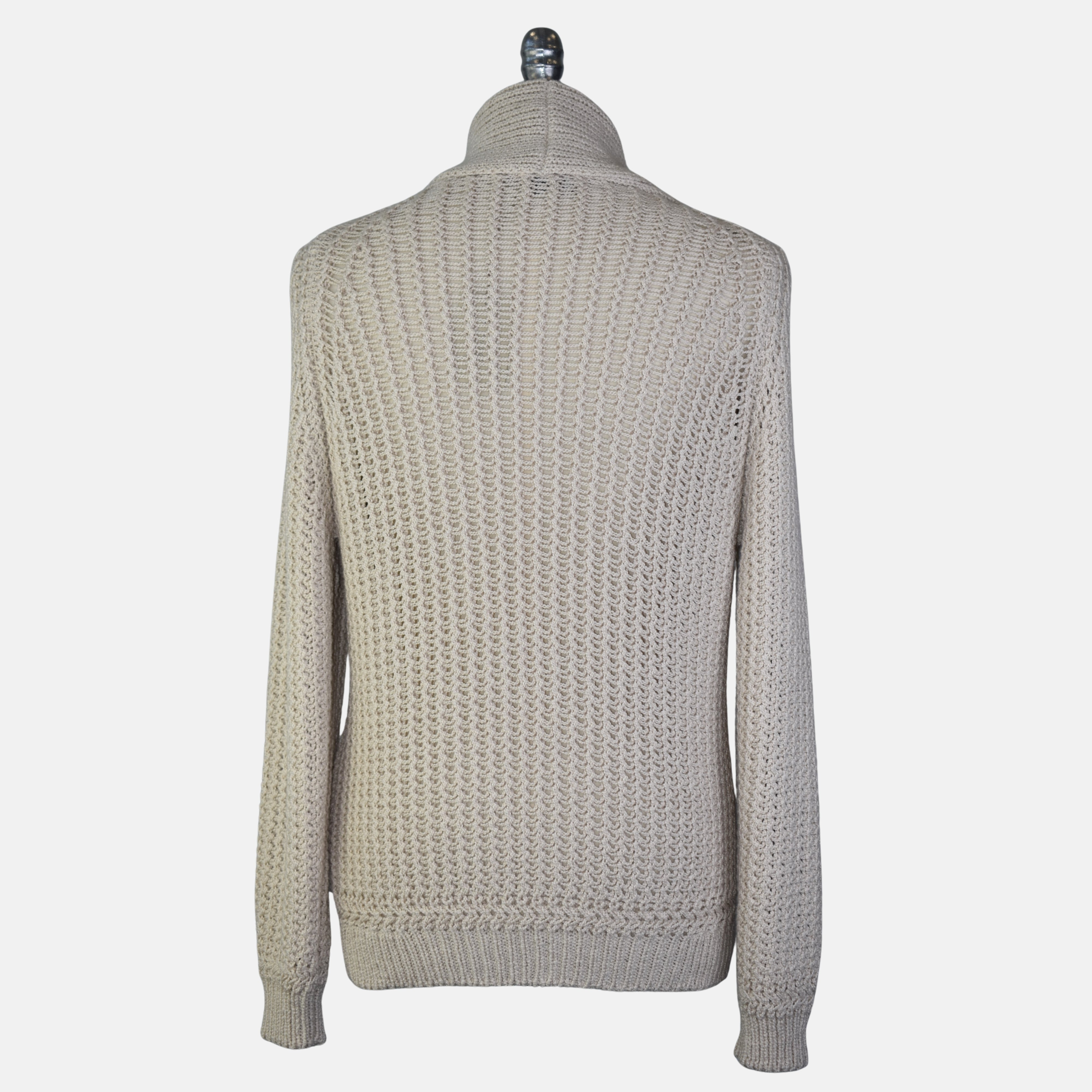Ecru Cardigan made of Cotton/Wool (EU 50, EU 52)