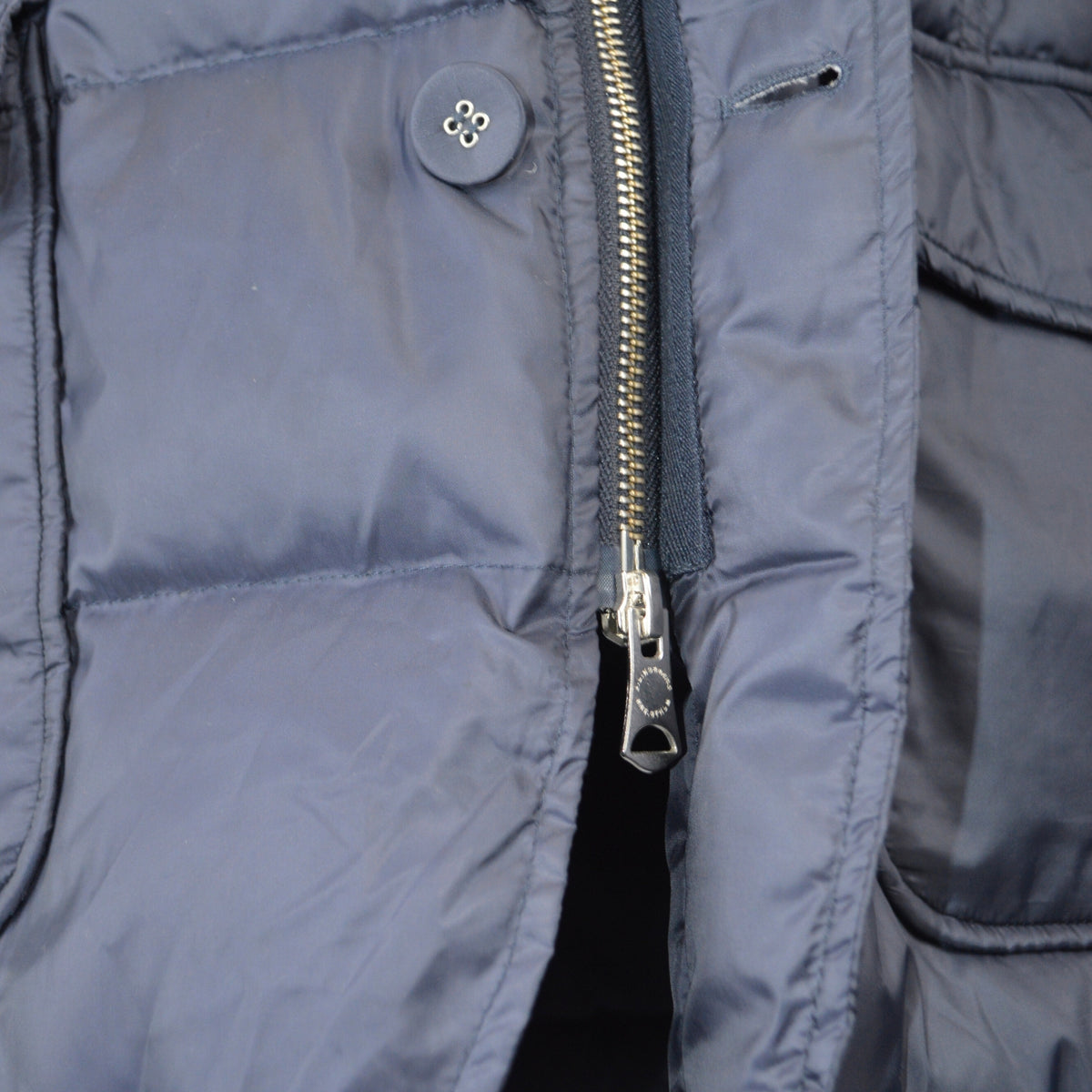 Blaue Daunenjacke aus Polyester (L)