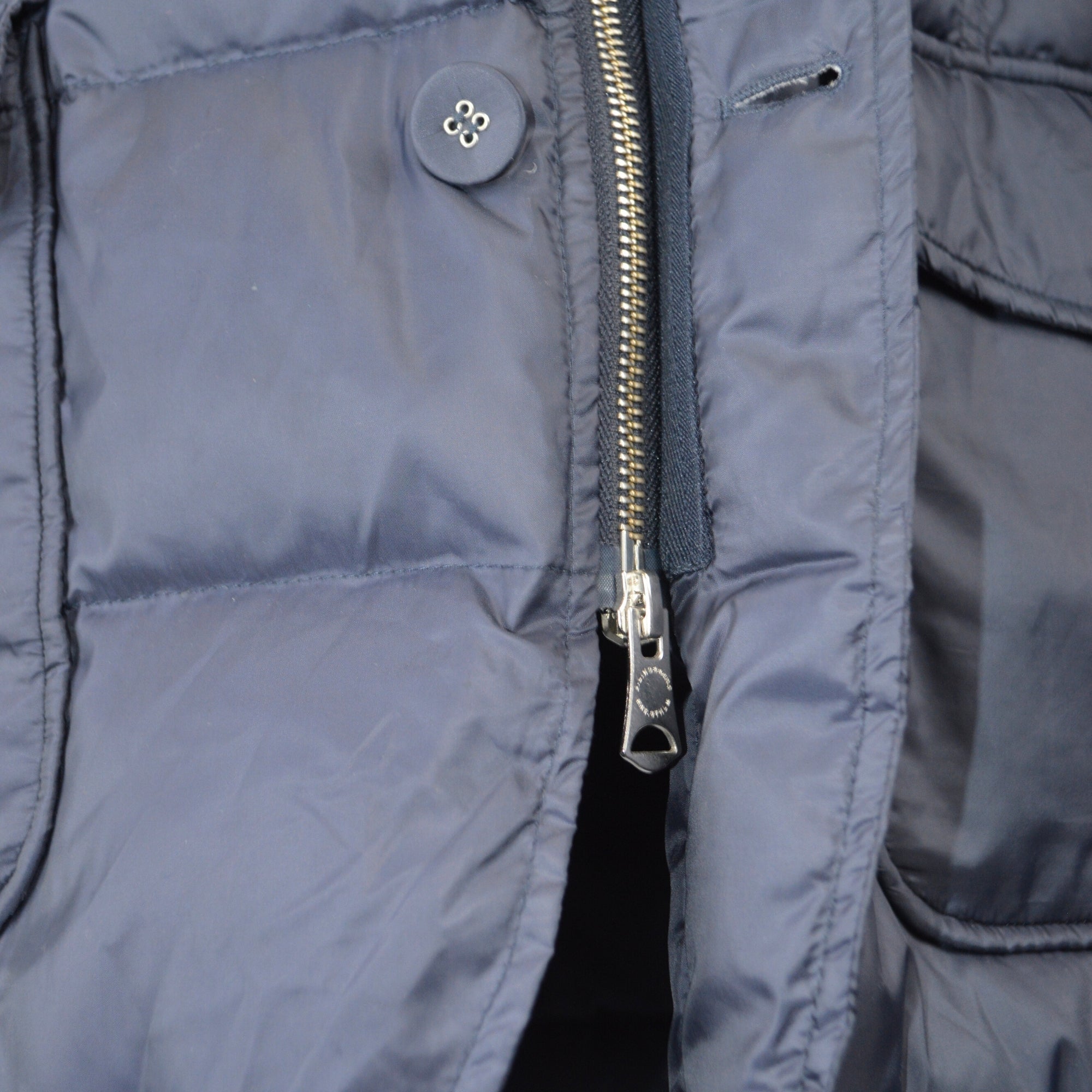 Blue Down Jacket made of Polyester (L)