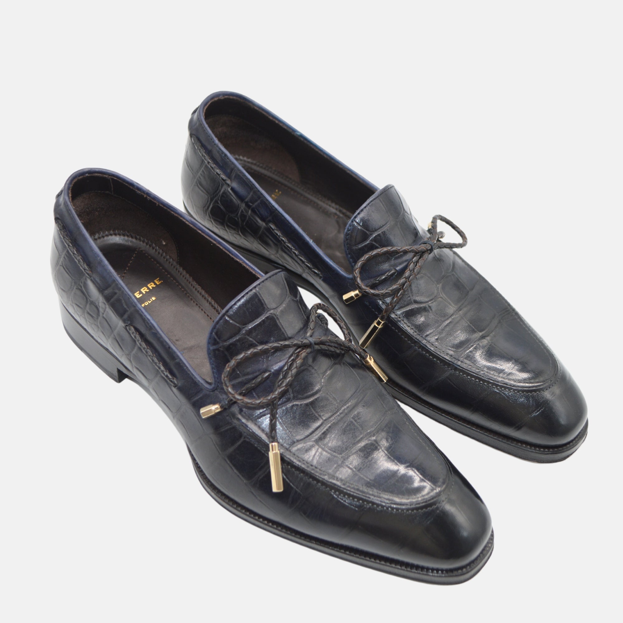 Dark Blue Loafer made of Leather (EU 39)