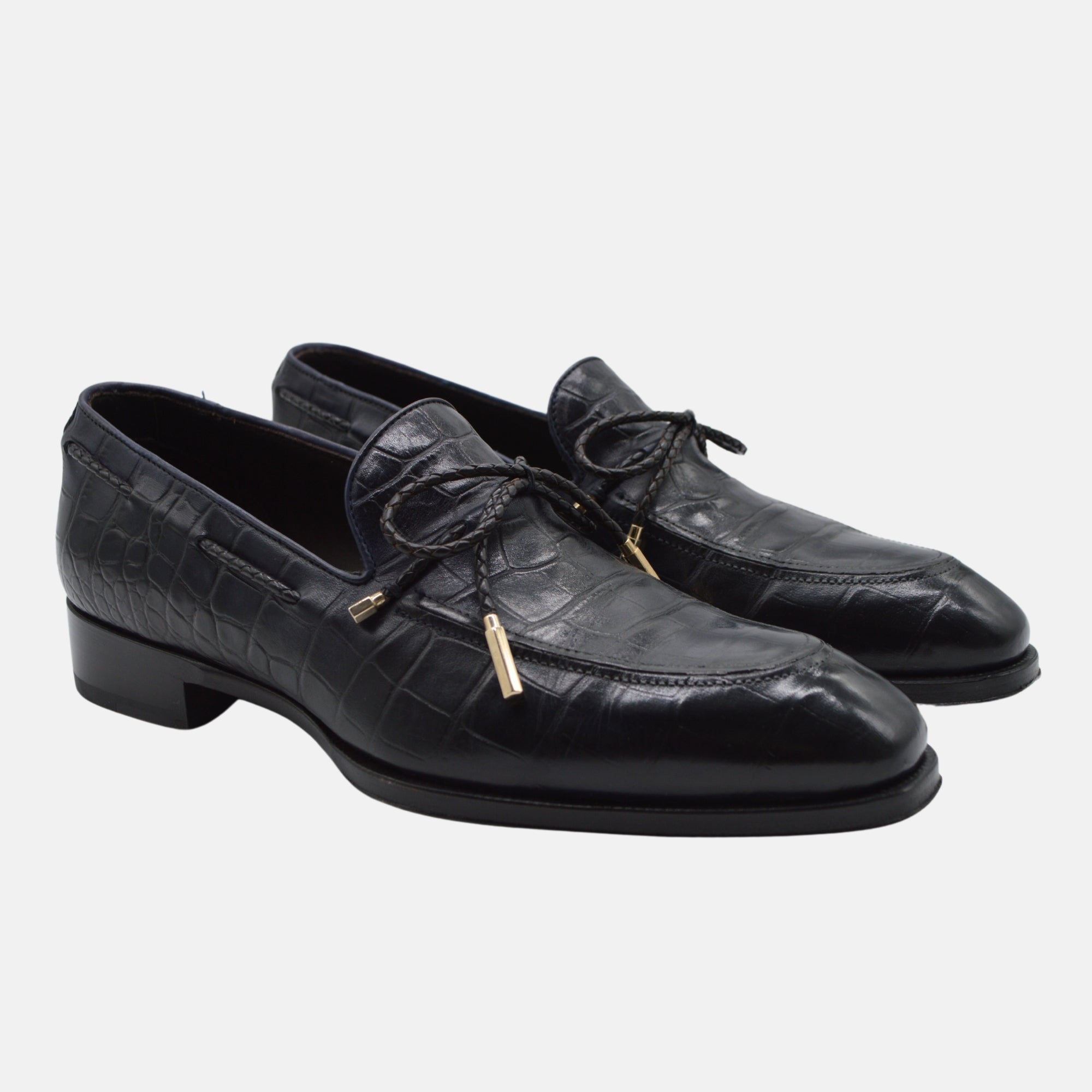 Dark Blue Loafer made of Leather (EU 39)