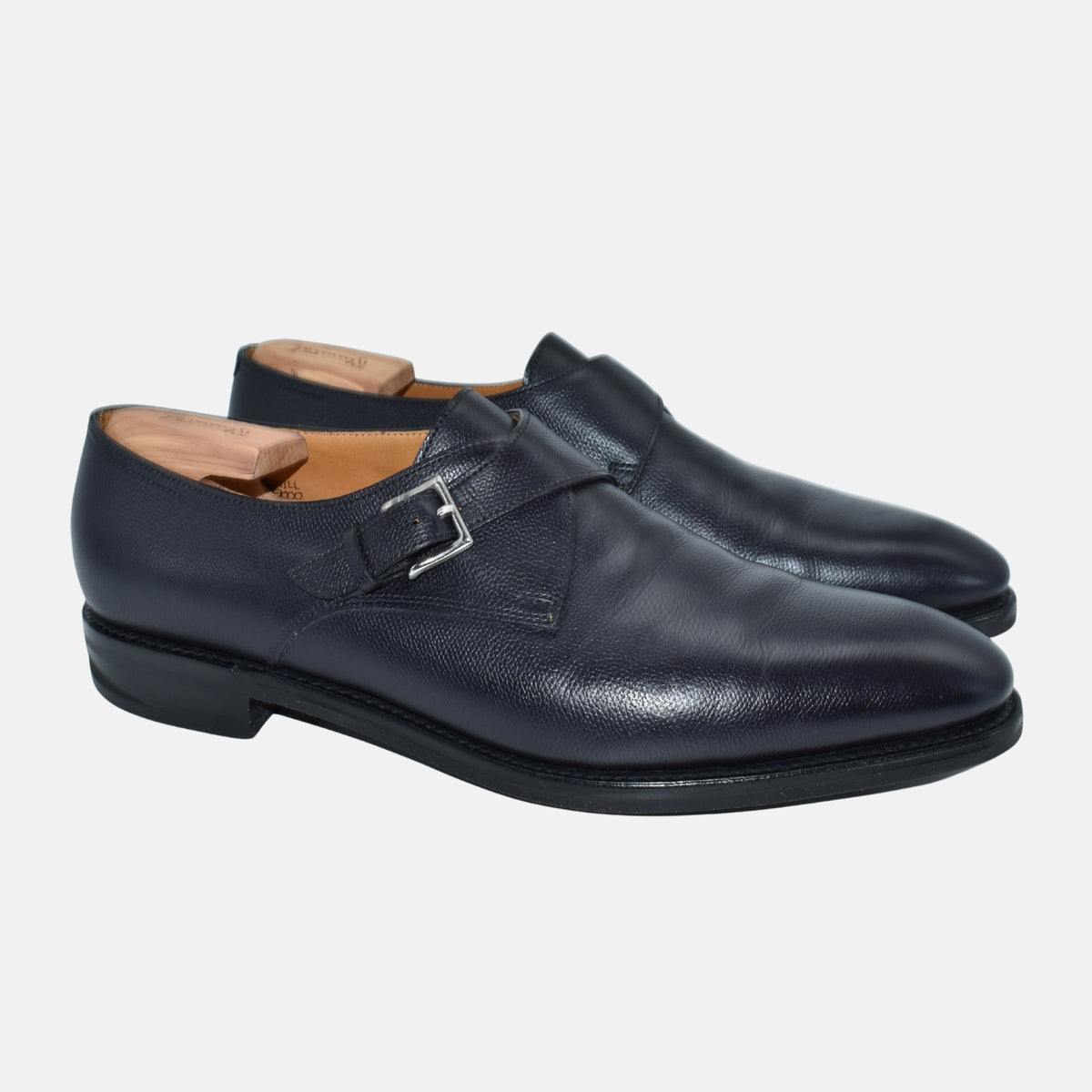 Black "Ashill" Monkstrap Shoes (EU 46)