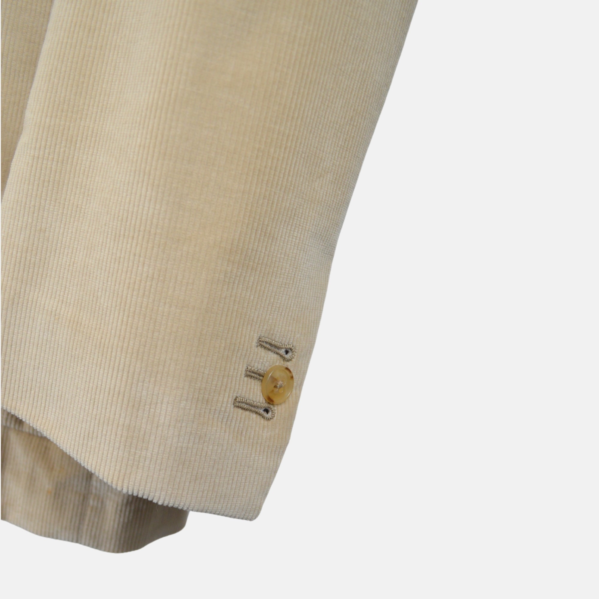 Beige Corduroy Suit made of Cotton (EU 56)