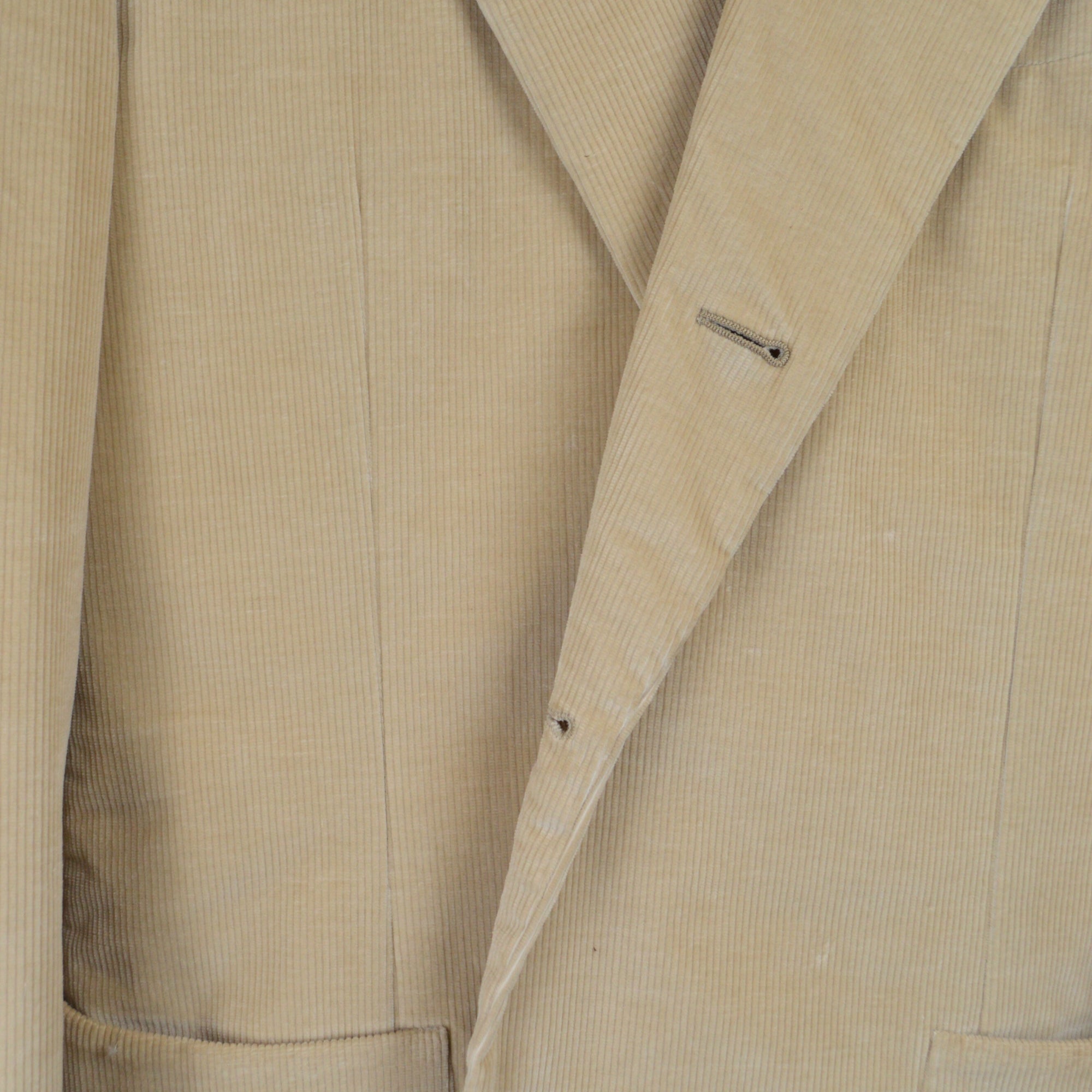 Beige Corduroy Suit made of Cotton (EU 56)