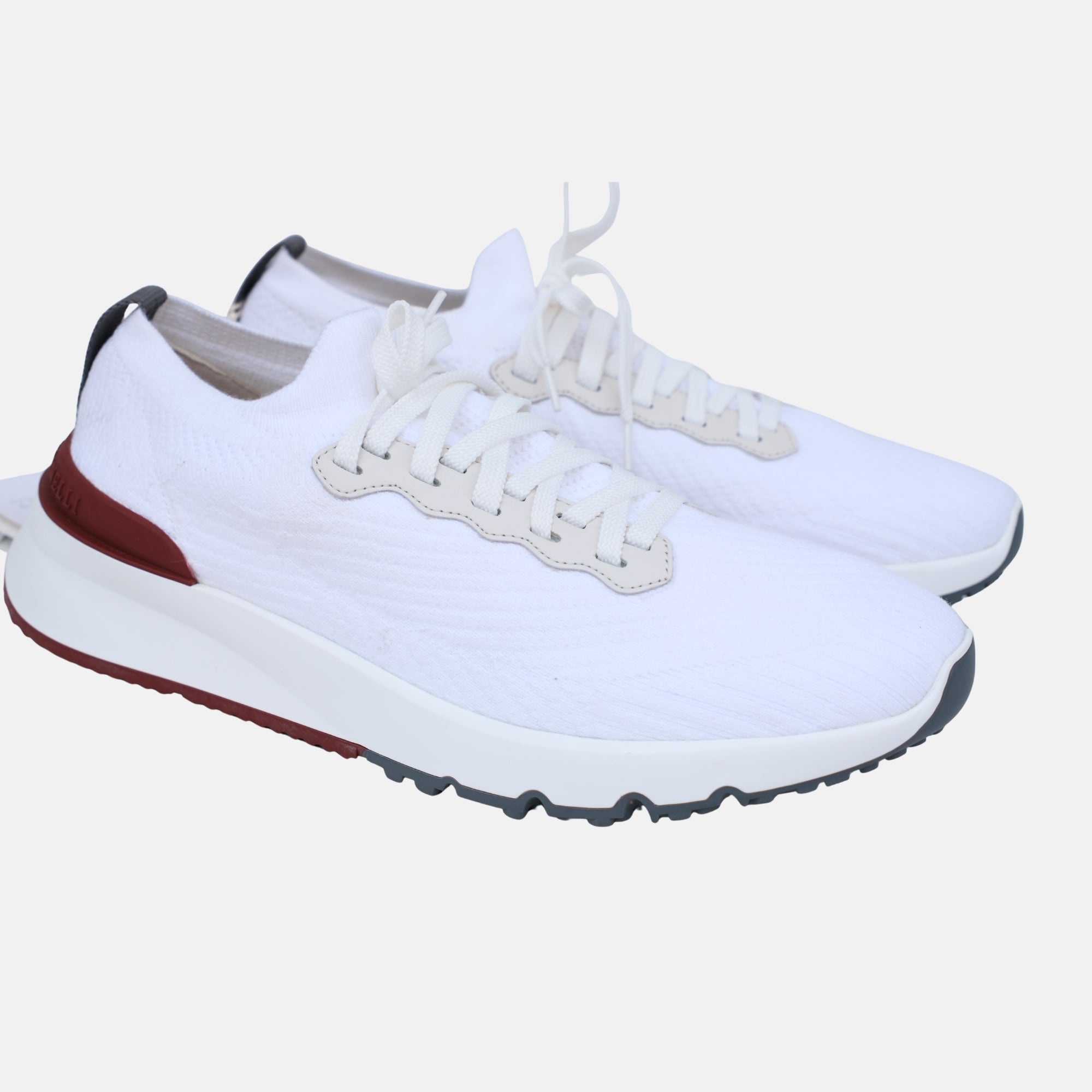 White Sneakers made of Cotton Knit (EU 42)