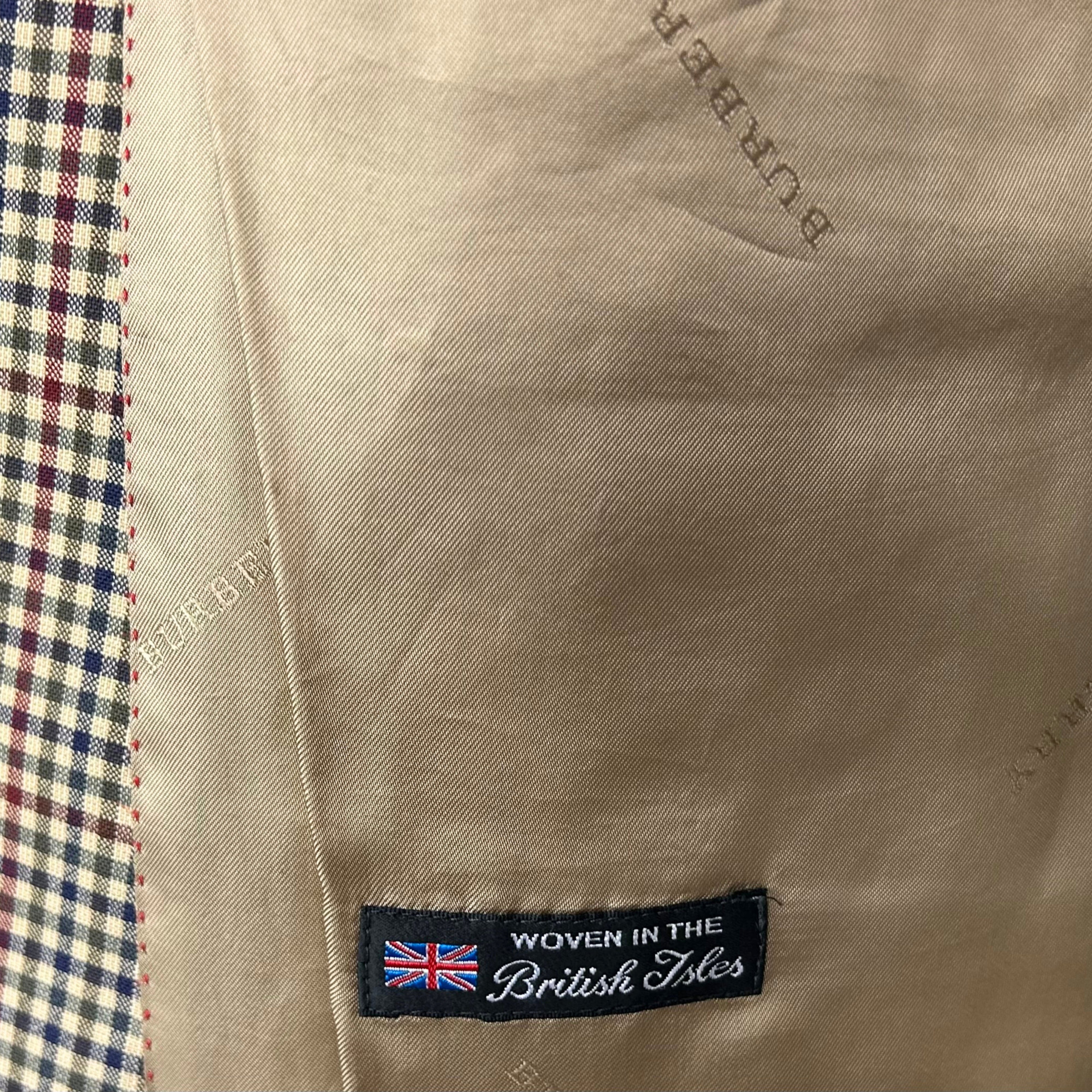 Multicoloured Checkered Blazer made of Virgin Wool (EU 56)