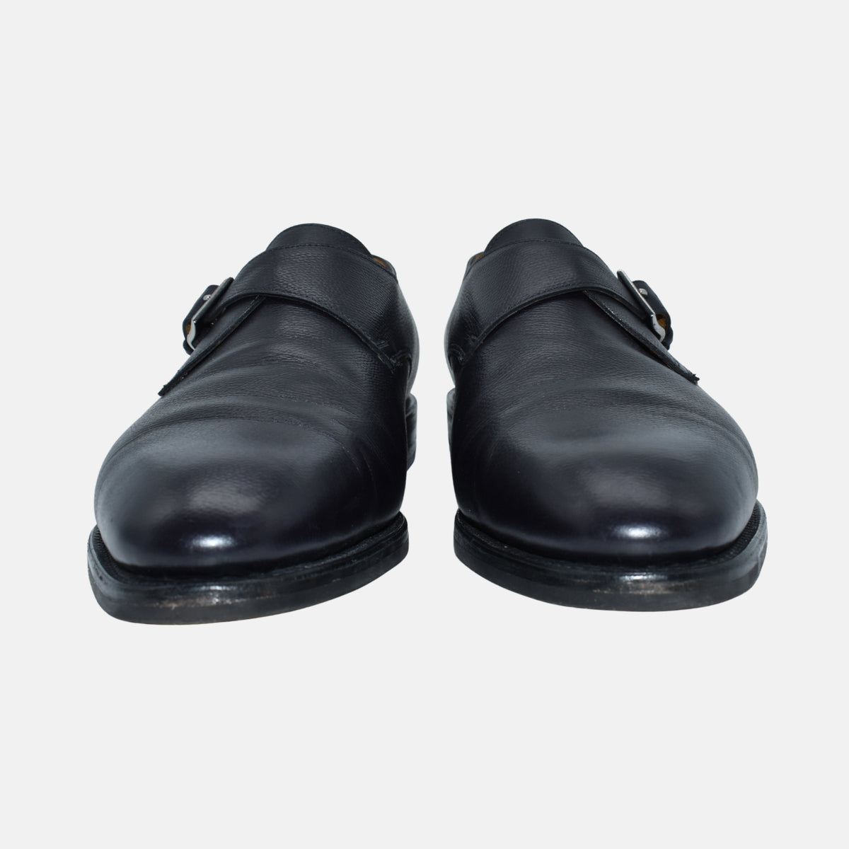 Black "Ashill" Monkstrap Shoes (EU 46)
