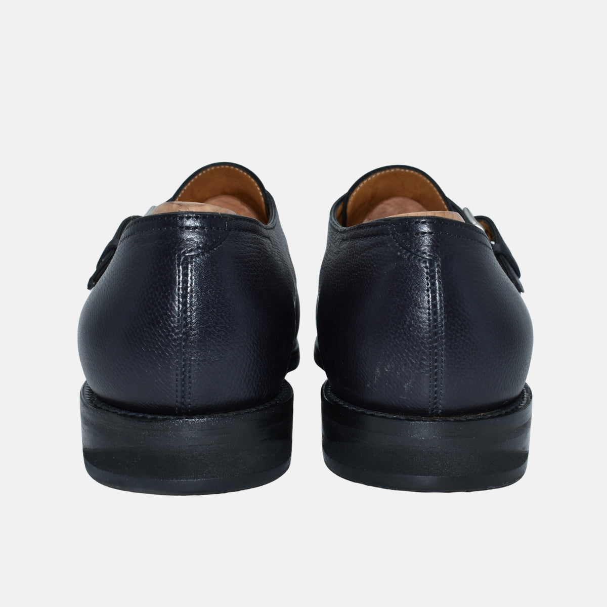 Black "Ashill" Monkstrap Shoes (EU 46)
