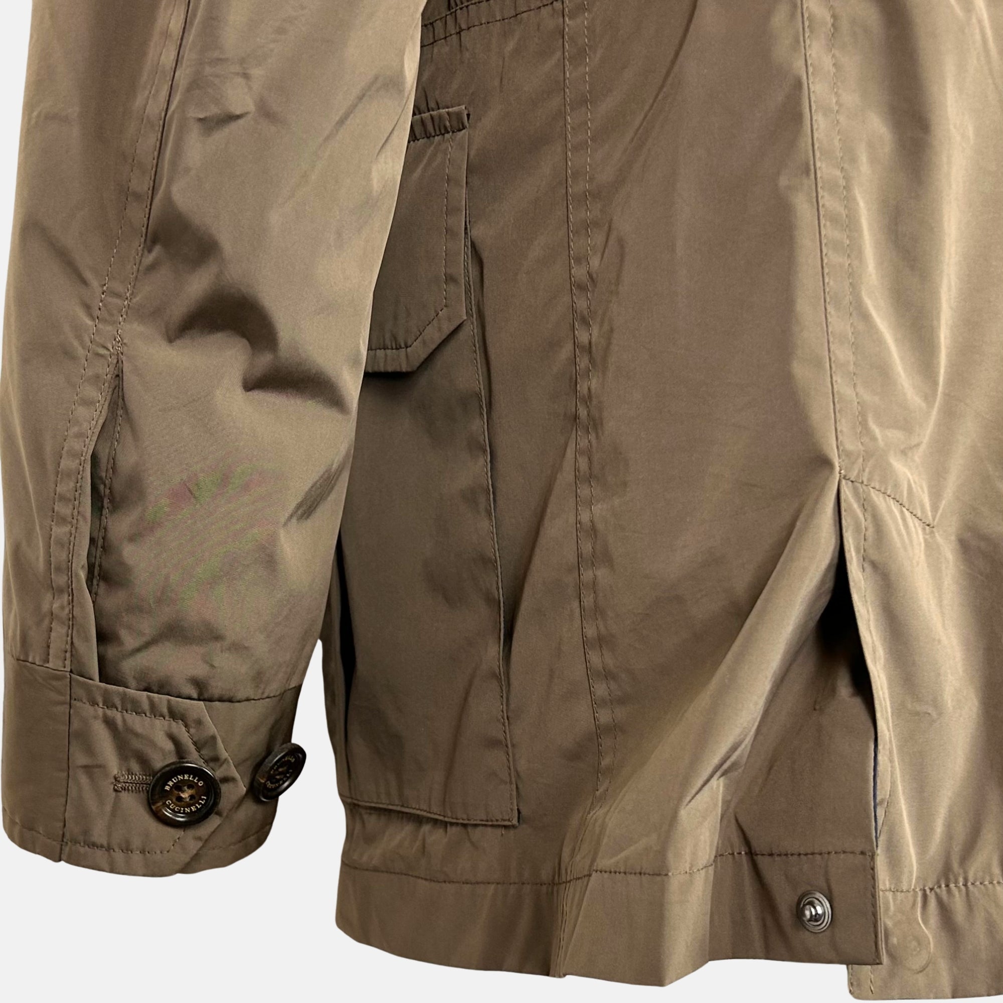 Taupe Jacket made of Polyester/Nylon (S/M)
