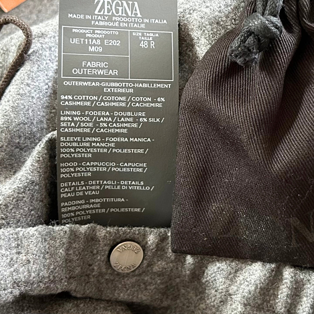 Mud Brown Jacket made of Cotton/Cashmere (EU 48)