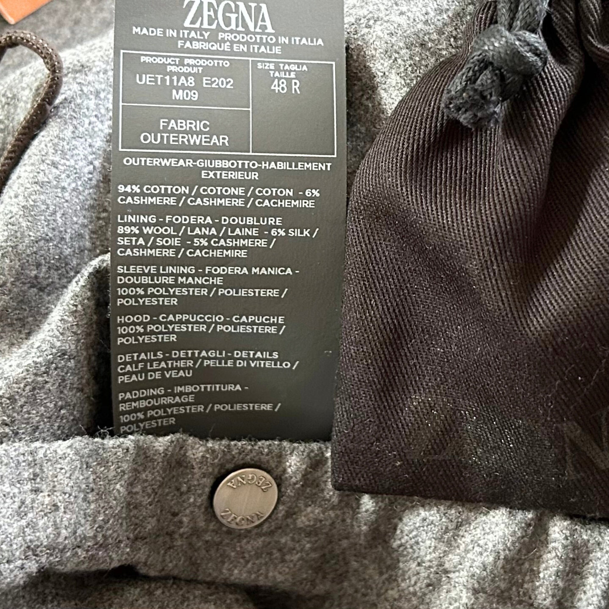 Mud Brown Jacket made of Cotton/Cashmere (EU 48)