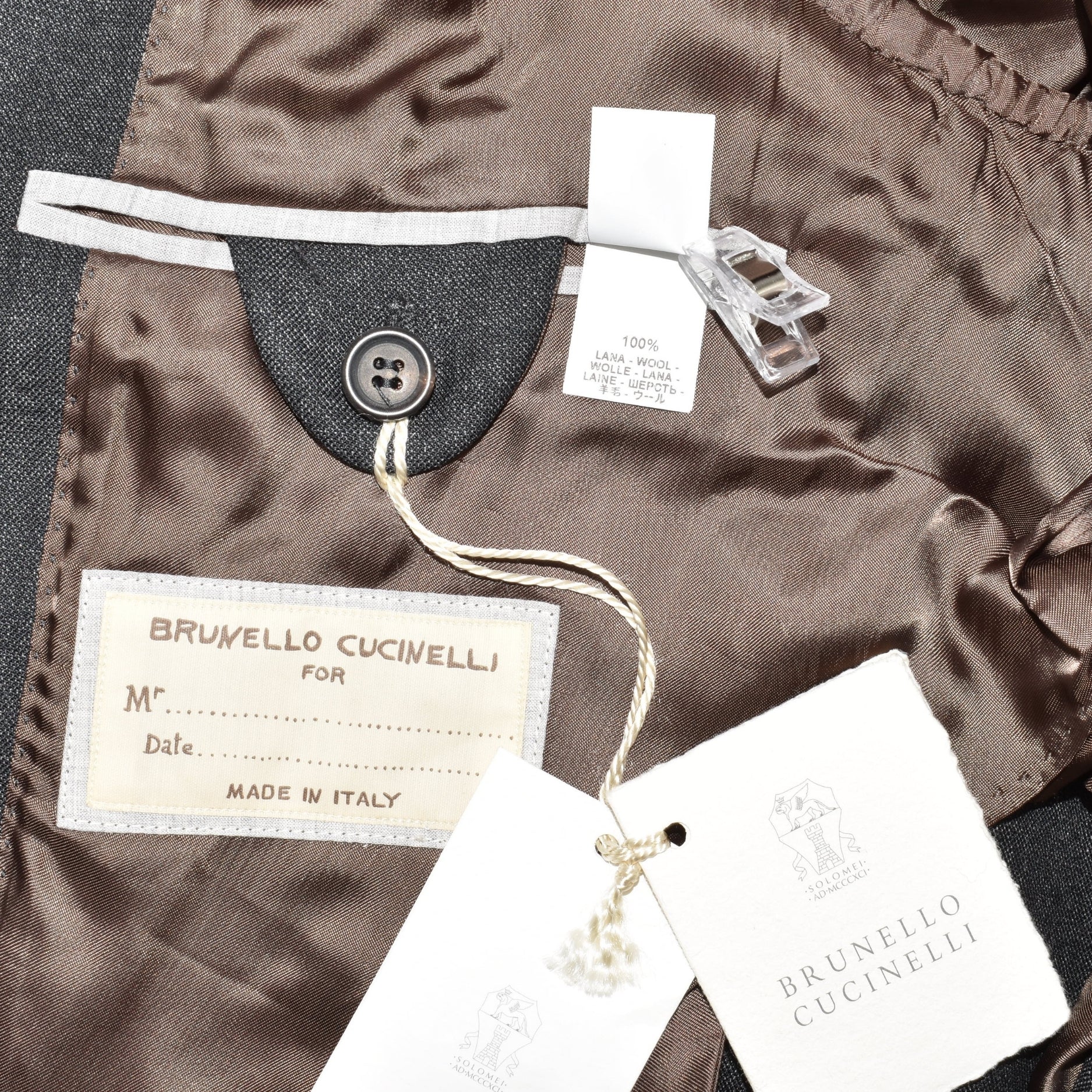 Charcoal Blazer made of Wool (EU 50)