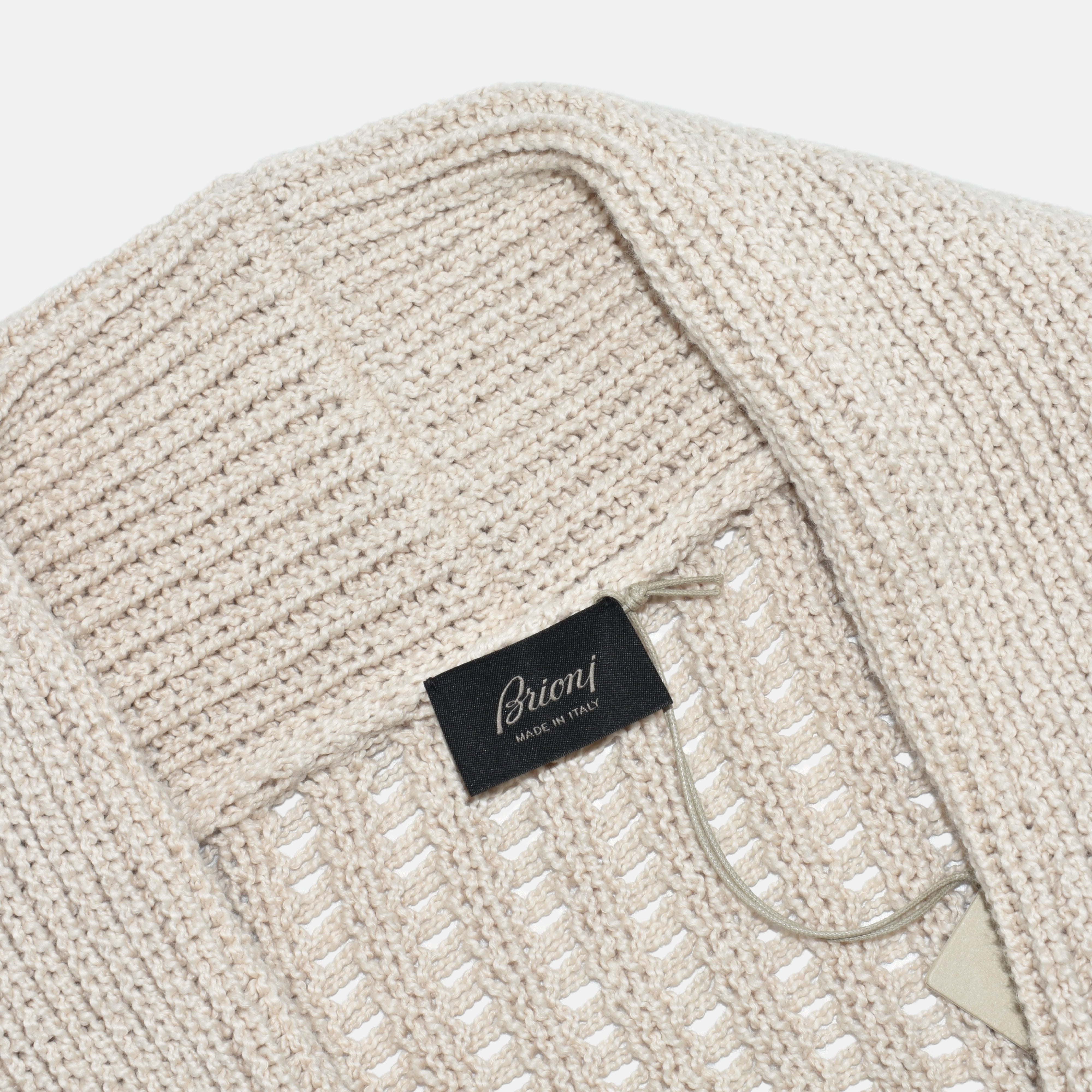 Ecru Cardigan made of Cotton/Wool (EU 50, EU 52)