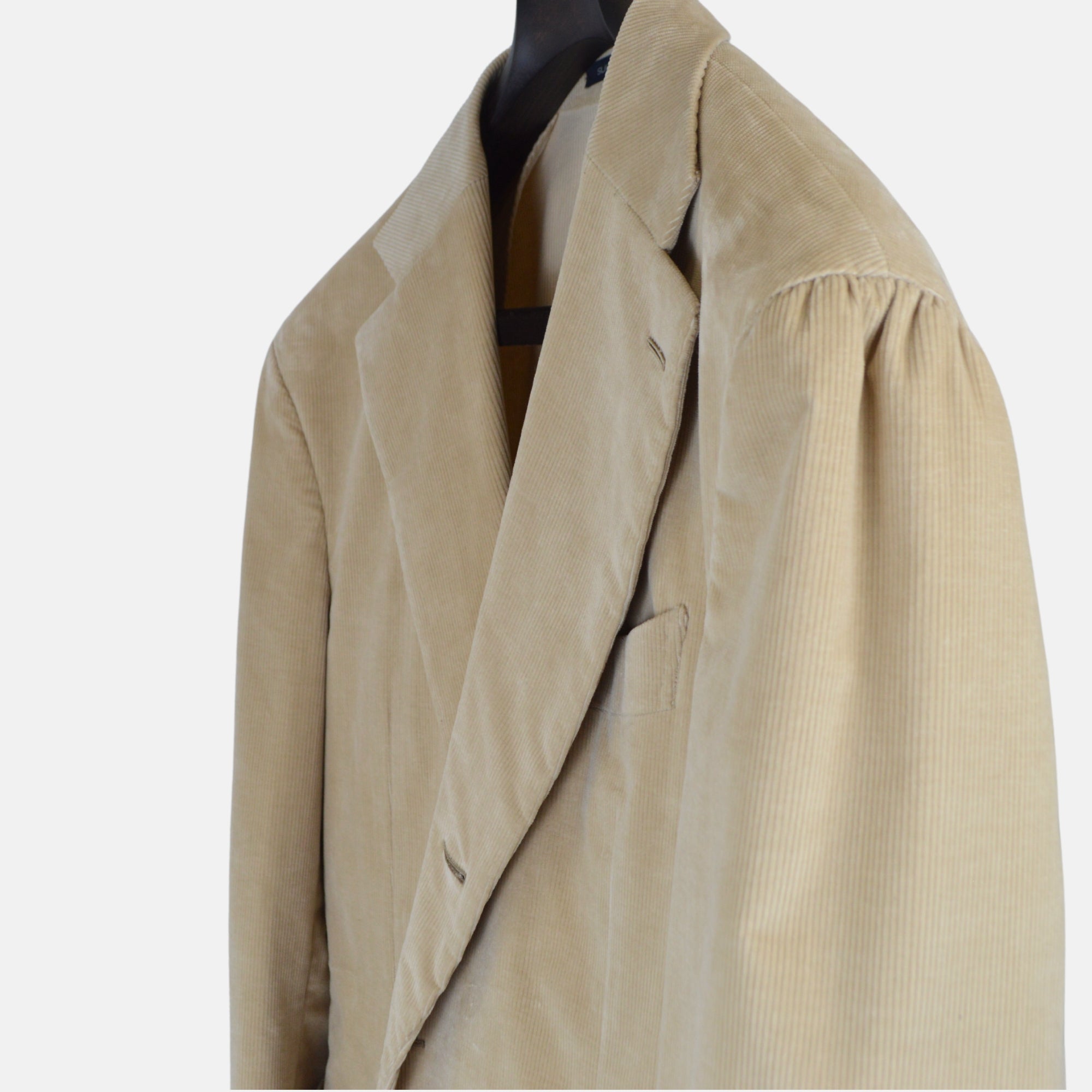 Beige Corduroy Suit made of Cotton (EU 56)