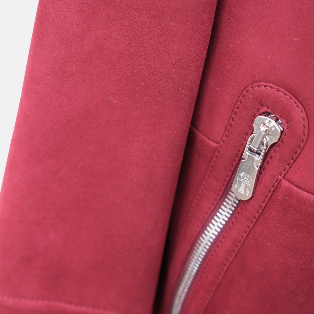 Red Shearling Jacket (M)