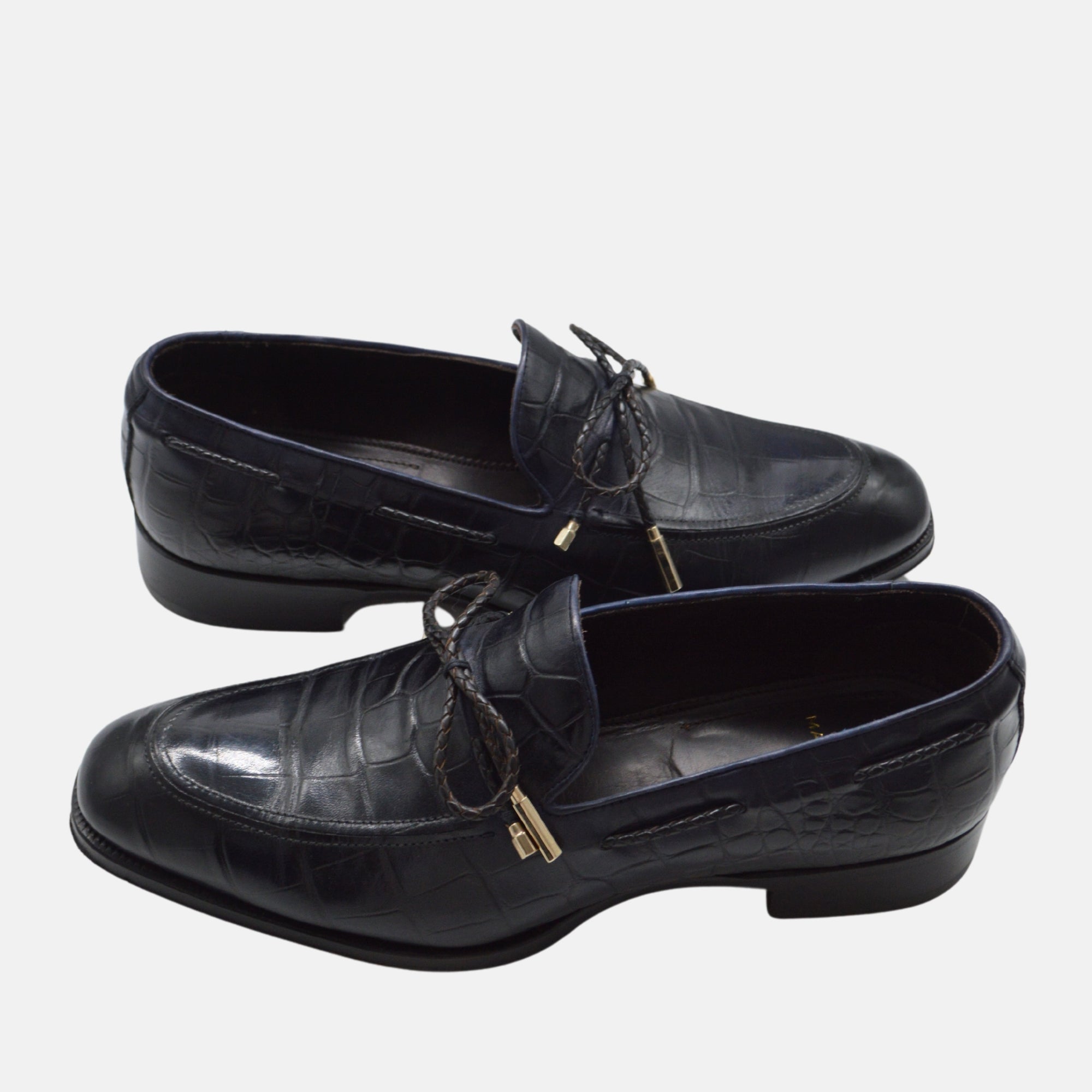 Dark Blue Loafer made of Leather (EU 39)