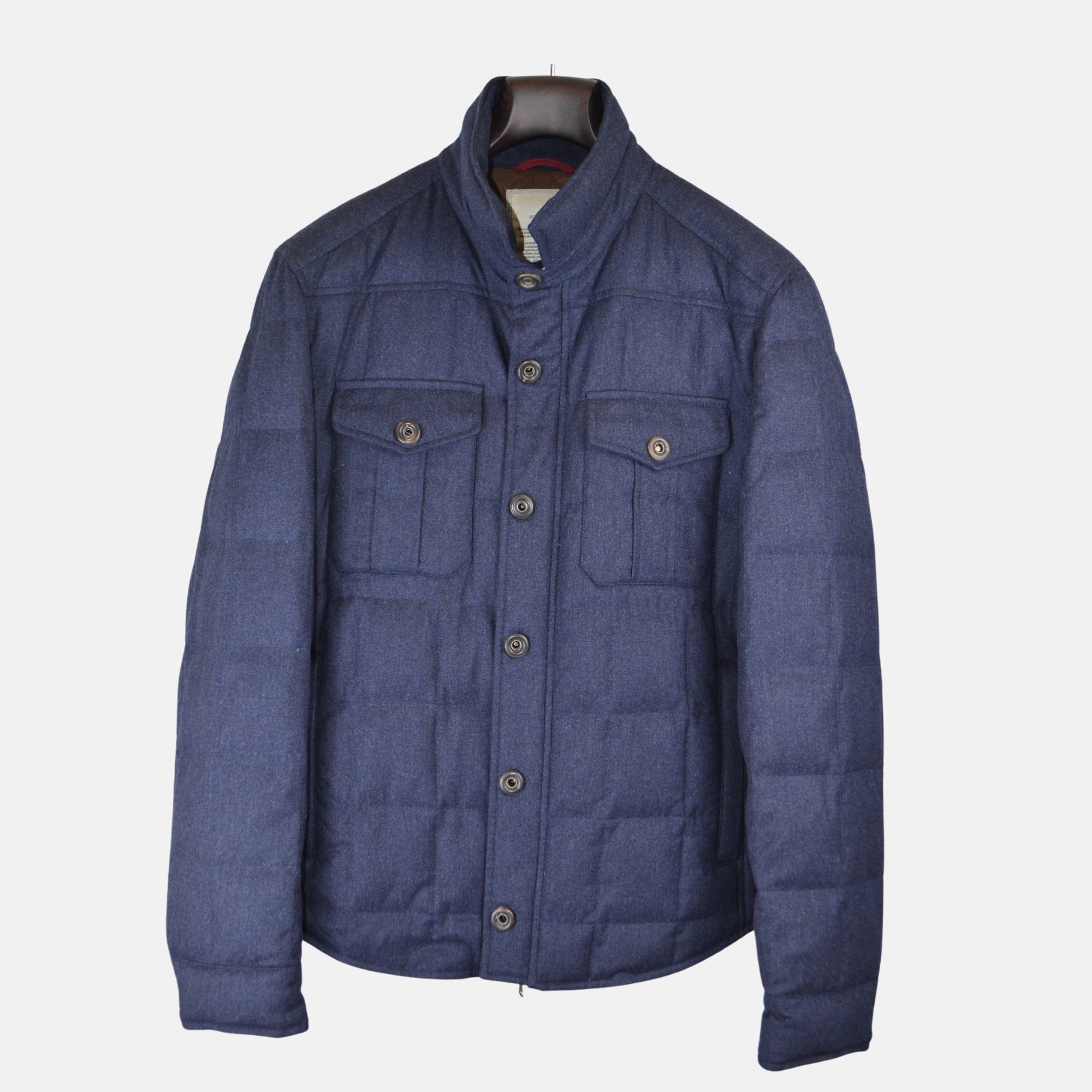 Blue Jacket made of Wool/Silk/Cashmere (M)