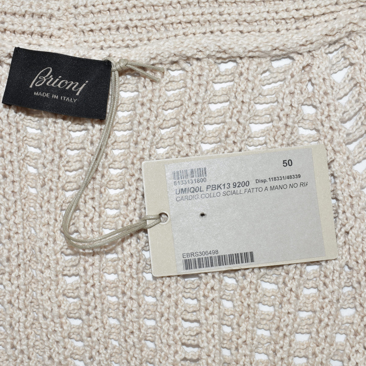Ecru Cardigan made of Cotton/Wool (EU 50, EU 52)