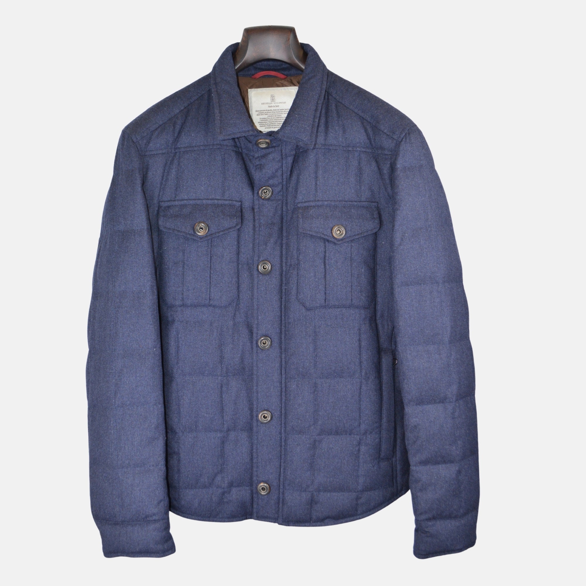 Blue Jacket made of Wool/Silk/Cashmere (M)