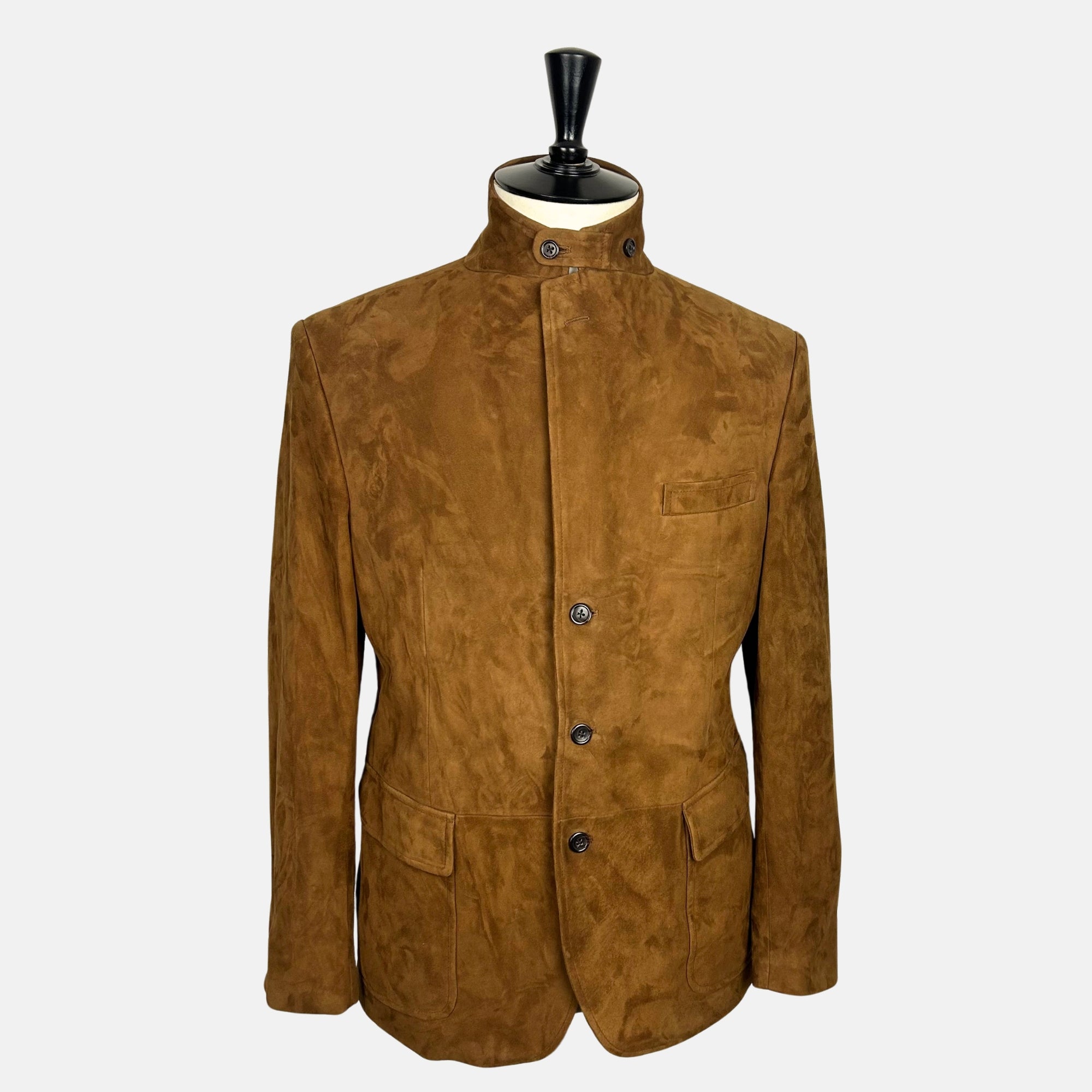 Brown Jacket made of  Lamb Suede (EU 48)