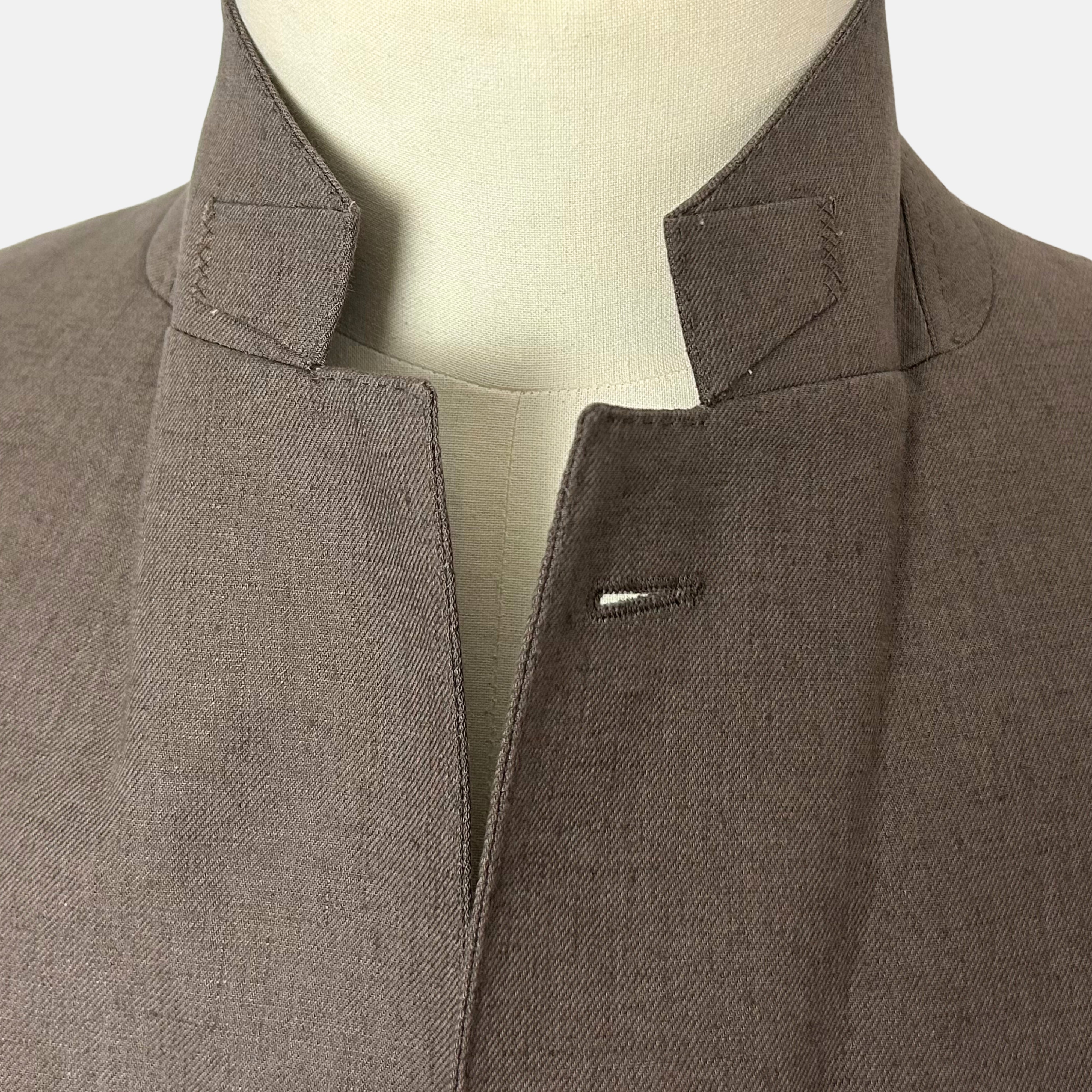 Taupe Blazer made of Linen (EU 50)