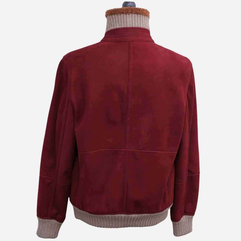 Red Shearling Jacket (M)