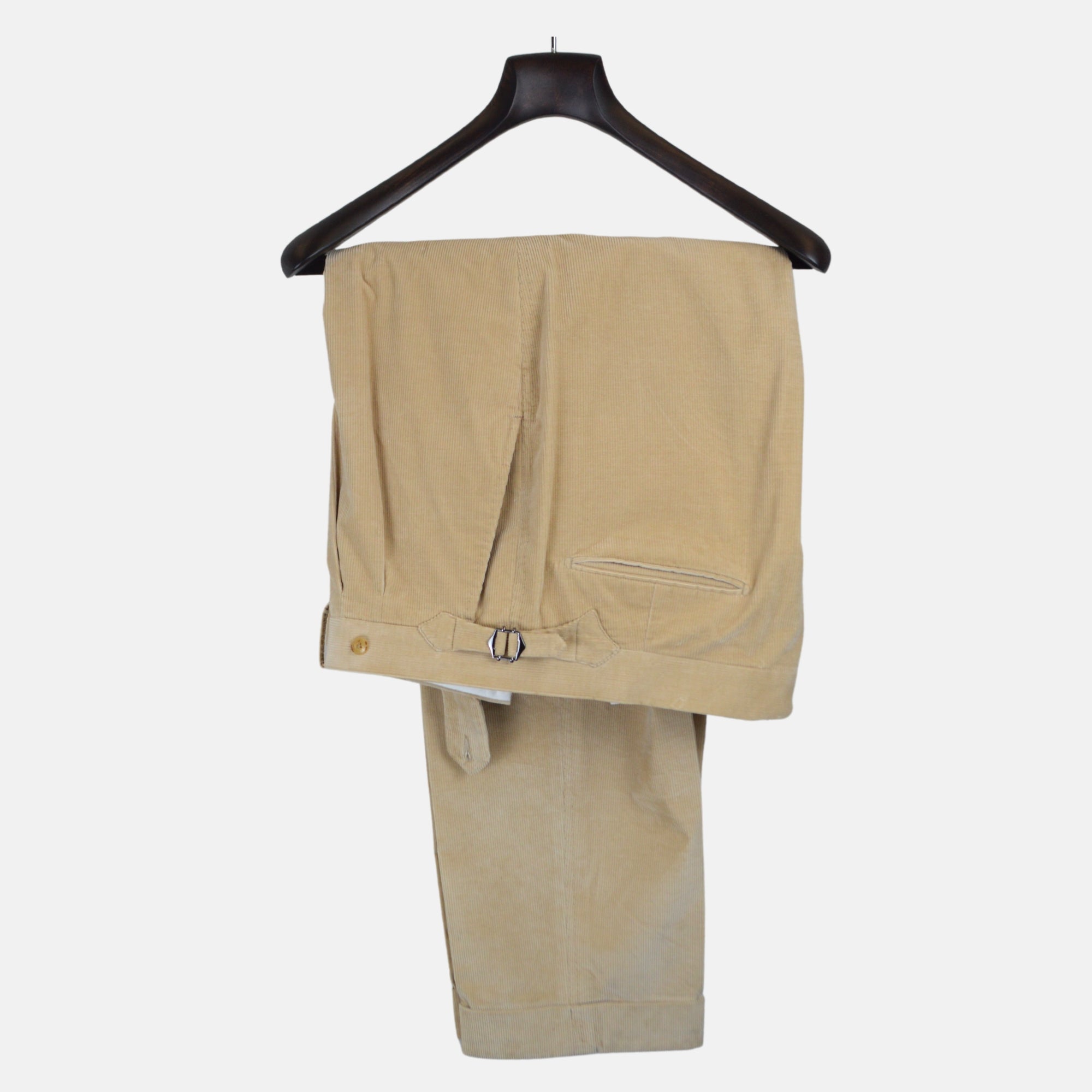 Beige Corduroy Suit made of Cotton (EU 56)