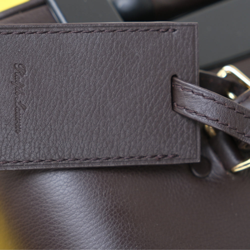 Brown Leather Trolley