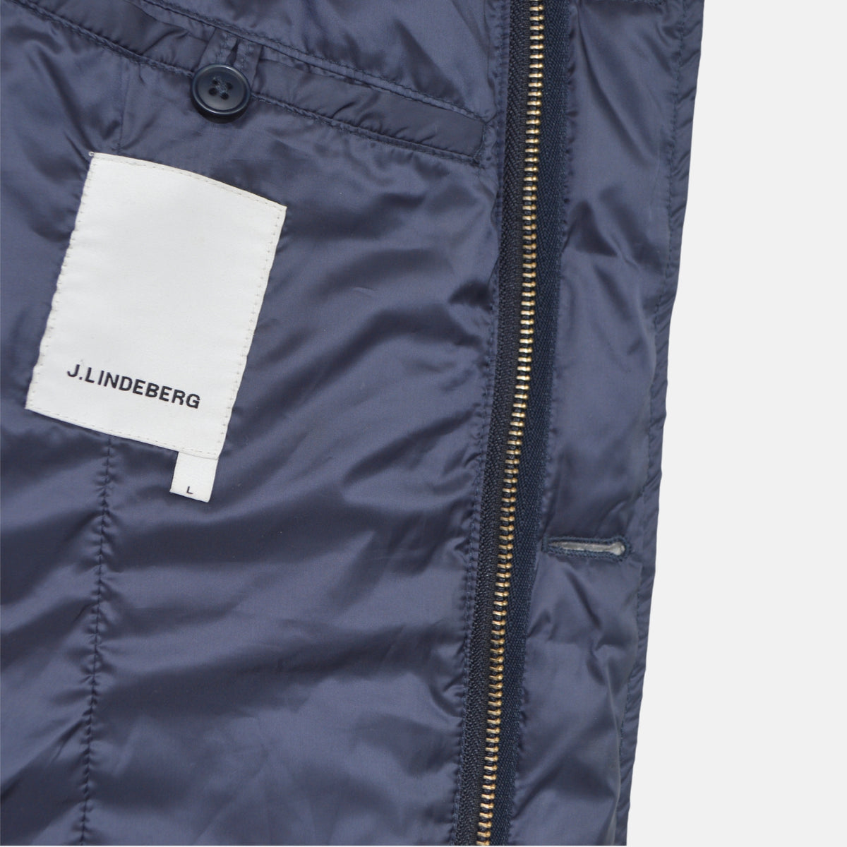 Blaue Daunenjacke aus Polyester (L)