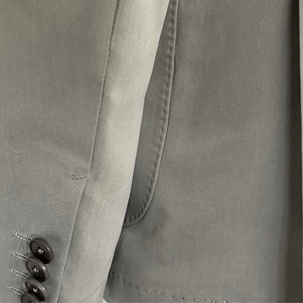 Ecru Suit made of Cotton/Silk (EU 50)