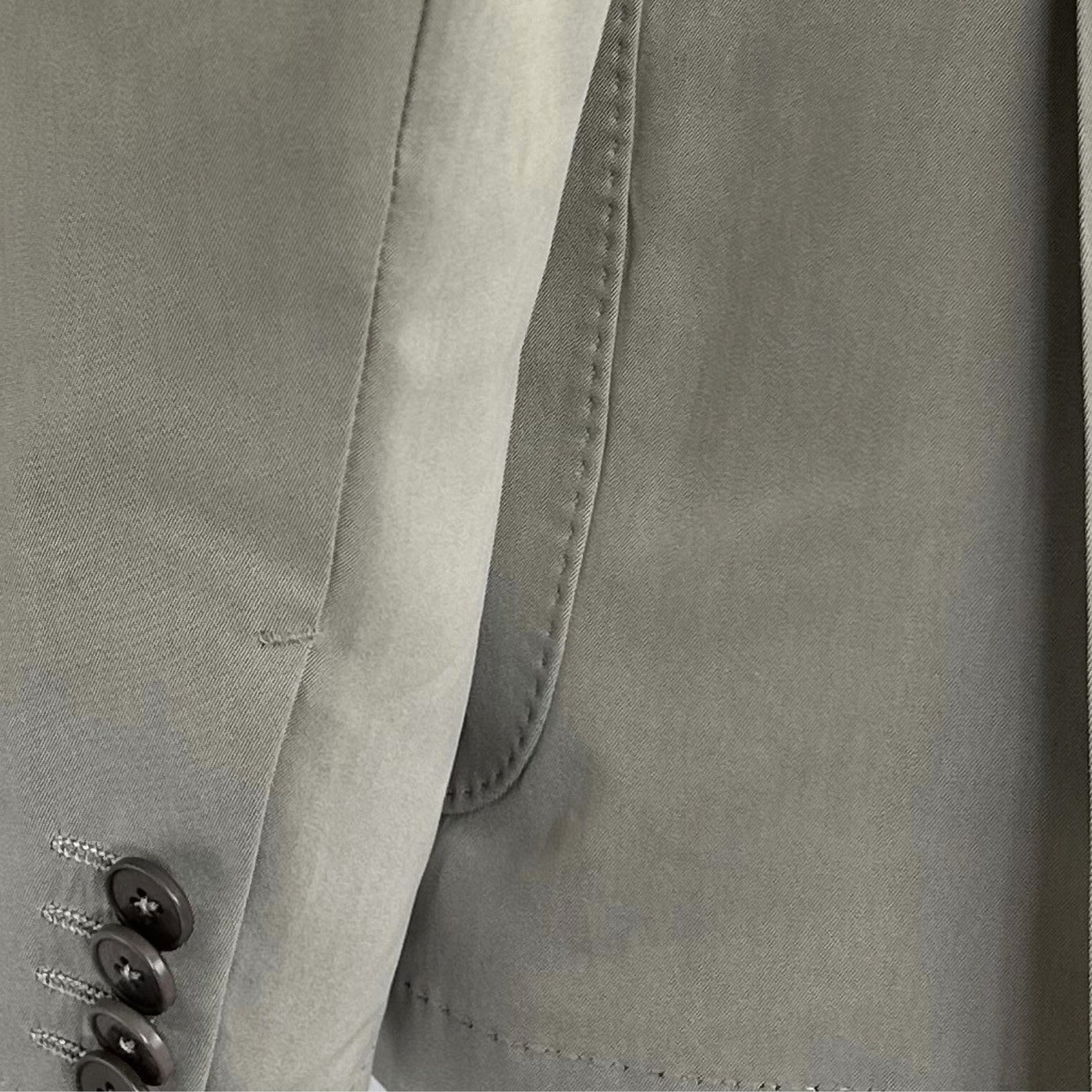 Ecru Suit made of Cotton/Silk (EU 50)