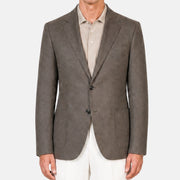Taupe Blazer made of Linen (EU 50)