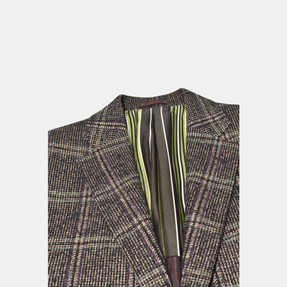 Multicoloured Checkered Blazer made of Wool ( EU 50)