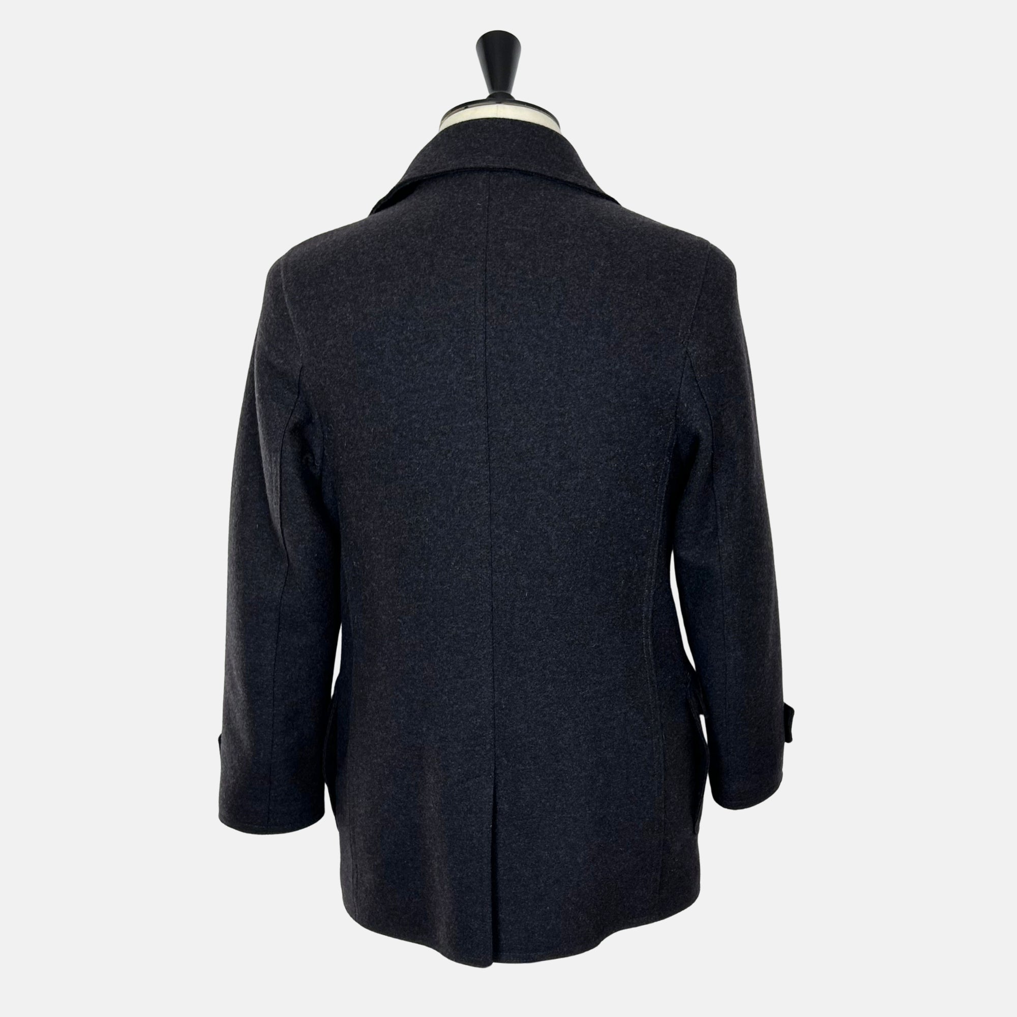 Anthracite Peacoat made of Cashmere (EU 52)
